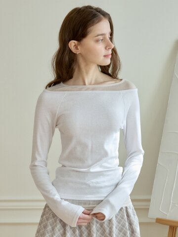 DEAR DOUBLE LAYER T-SHIRT_IVORY