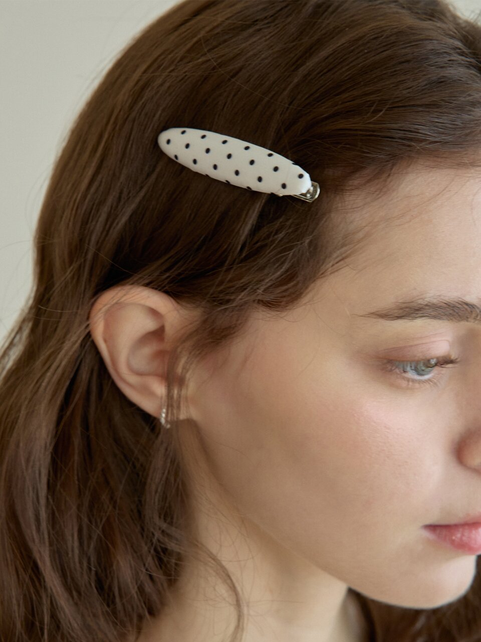 [2EA 1SET] CHARMING DOTTY HAIRPIN_WHITE