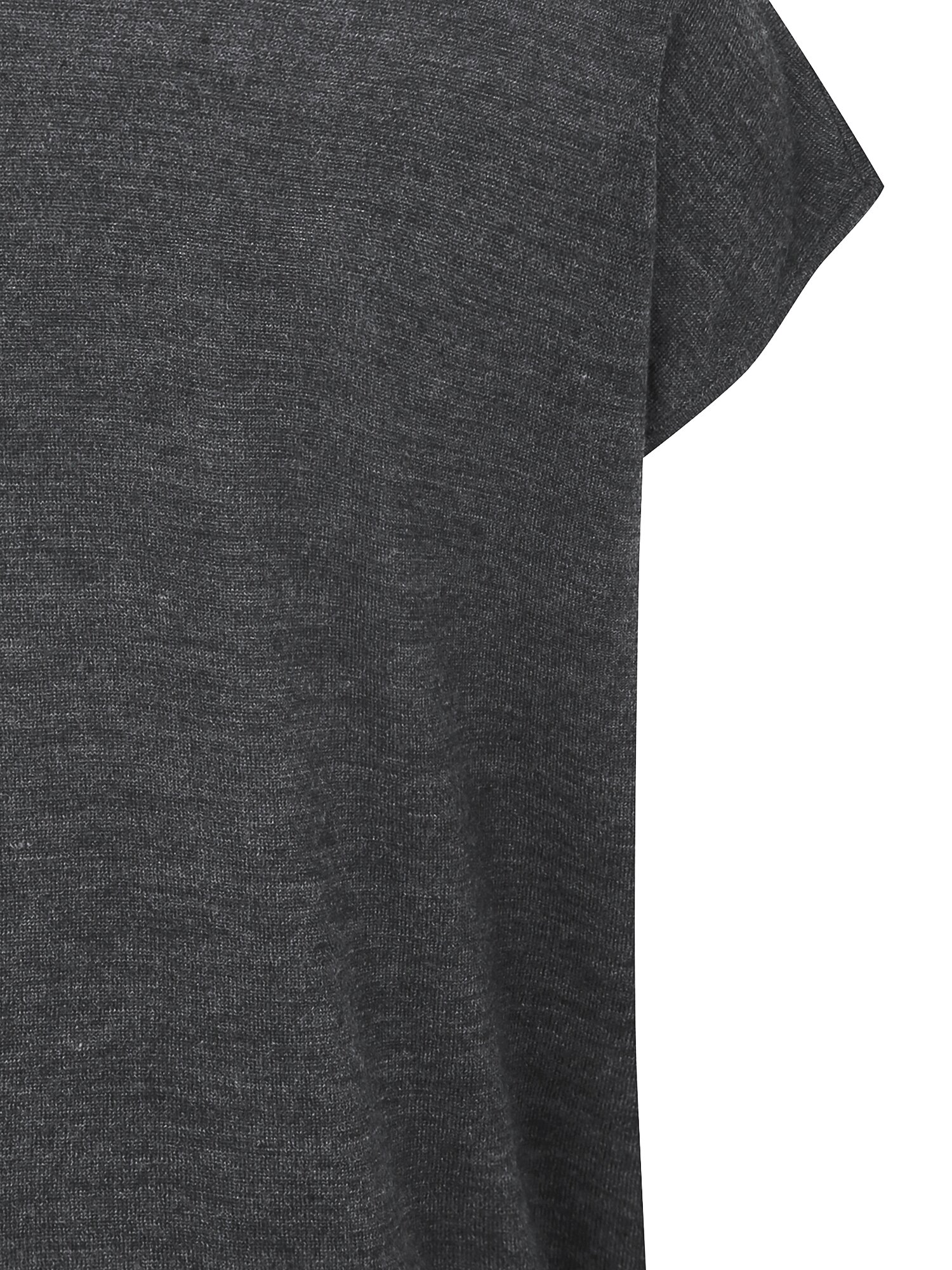 울 투웨이 스카프넥 풀오버 니트 (DARK GREY)