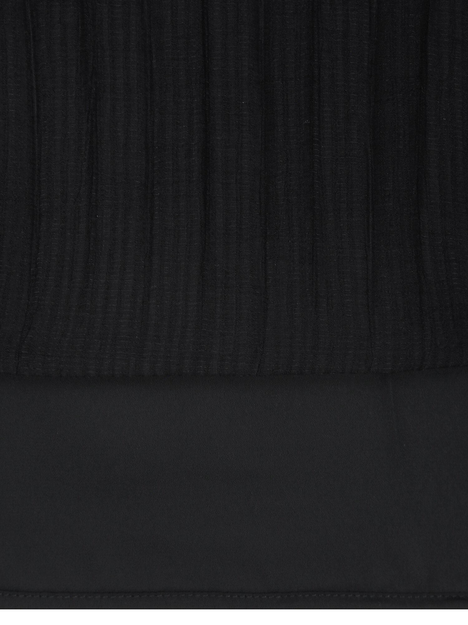 레이어드 플리츠 스커트 (BLACK)