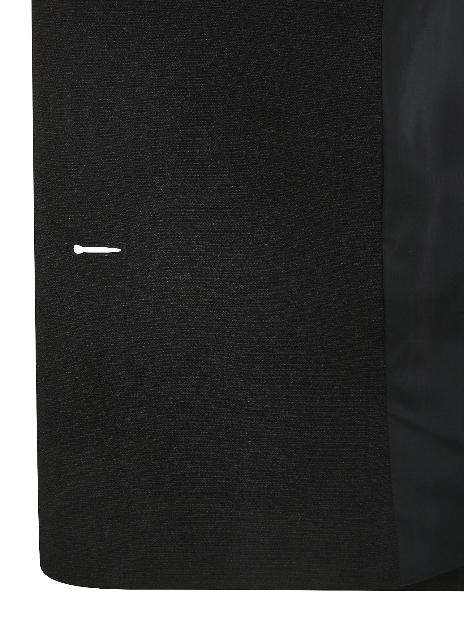 루즈핏 플랩 장식 라운드넥 재킷 (BLACK)