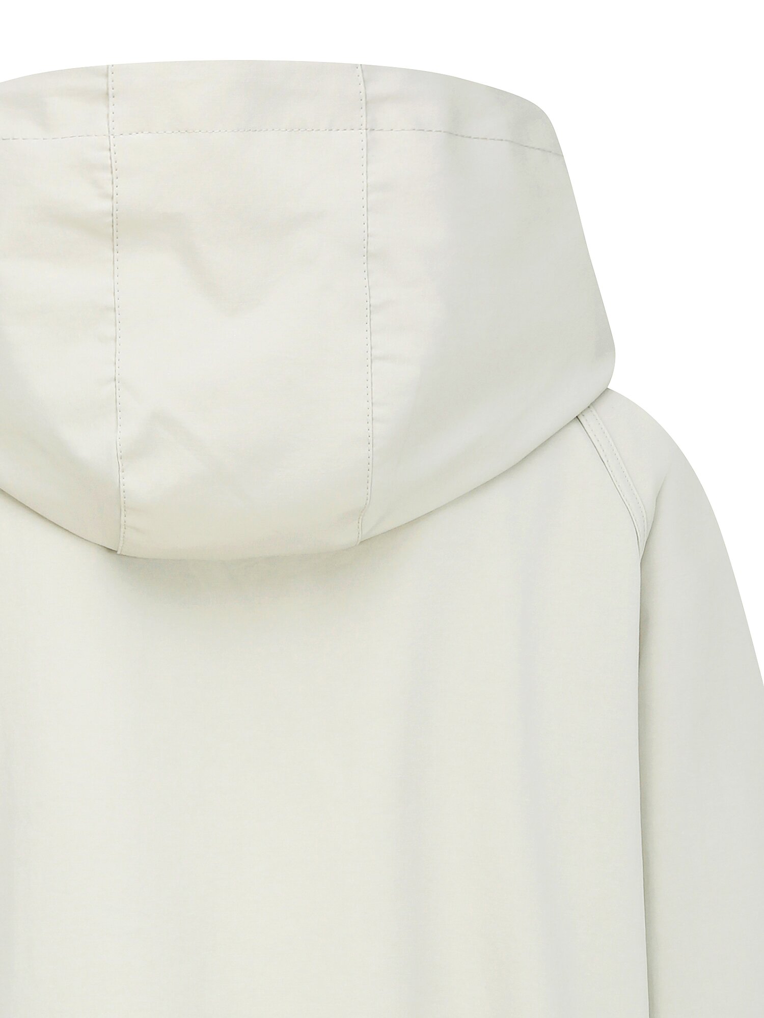 코튼 스트링 후드 집업 점퍼 (LIGHT BEIGE)