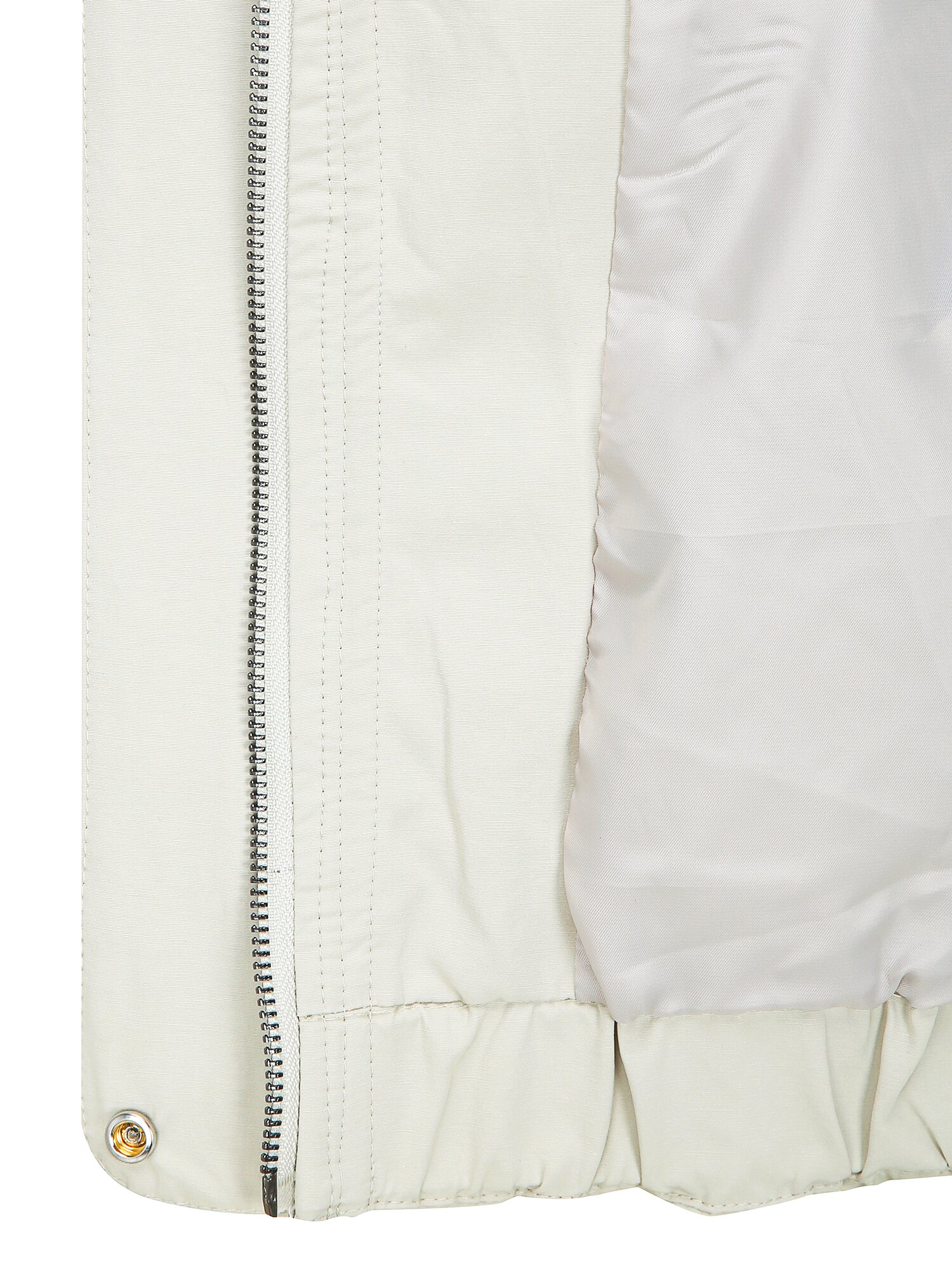 코튼 스트링 후드 집업 점퍼 (LIGHT BEIGE)