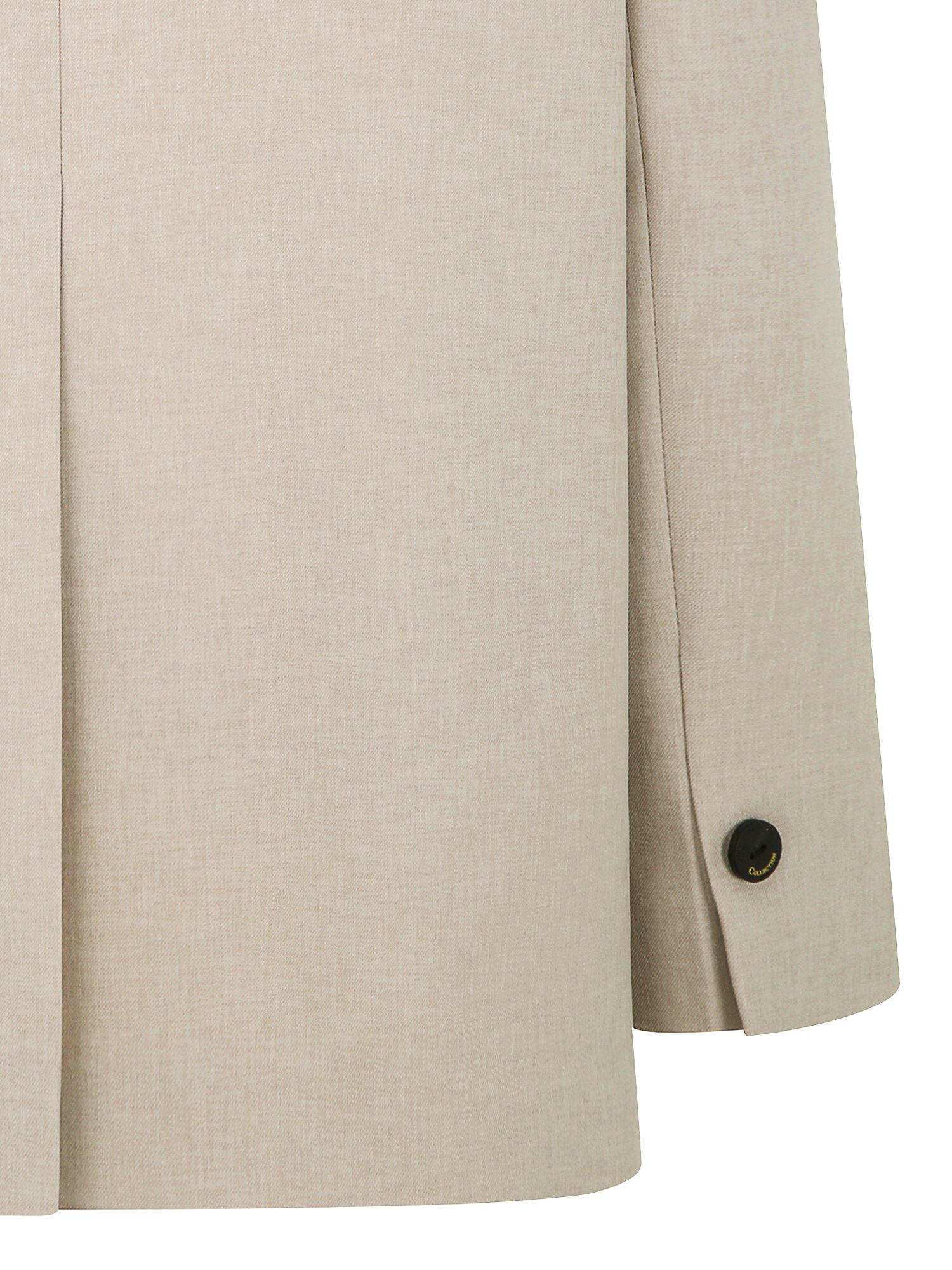 루즈핏 원버튼 브이넥 재킷 (LIGHT BEIGE)