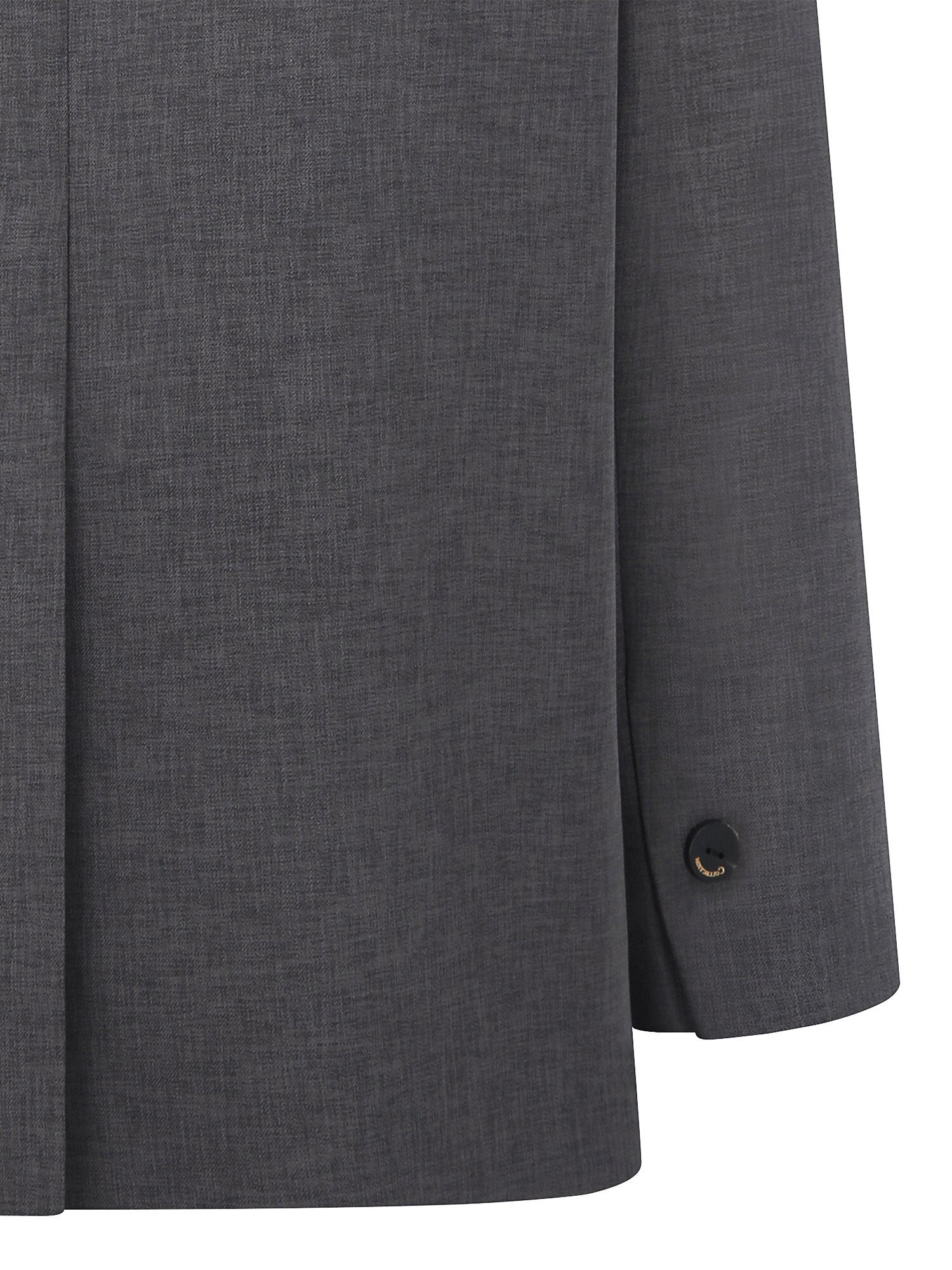 루즈핏 원버튼 브이넥 재킷 (GREY)