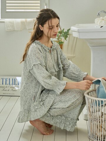 클라리 7부 투피스 민트 (60수)