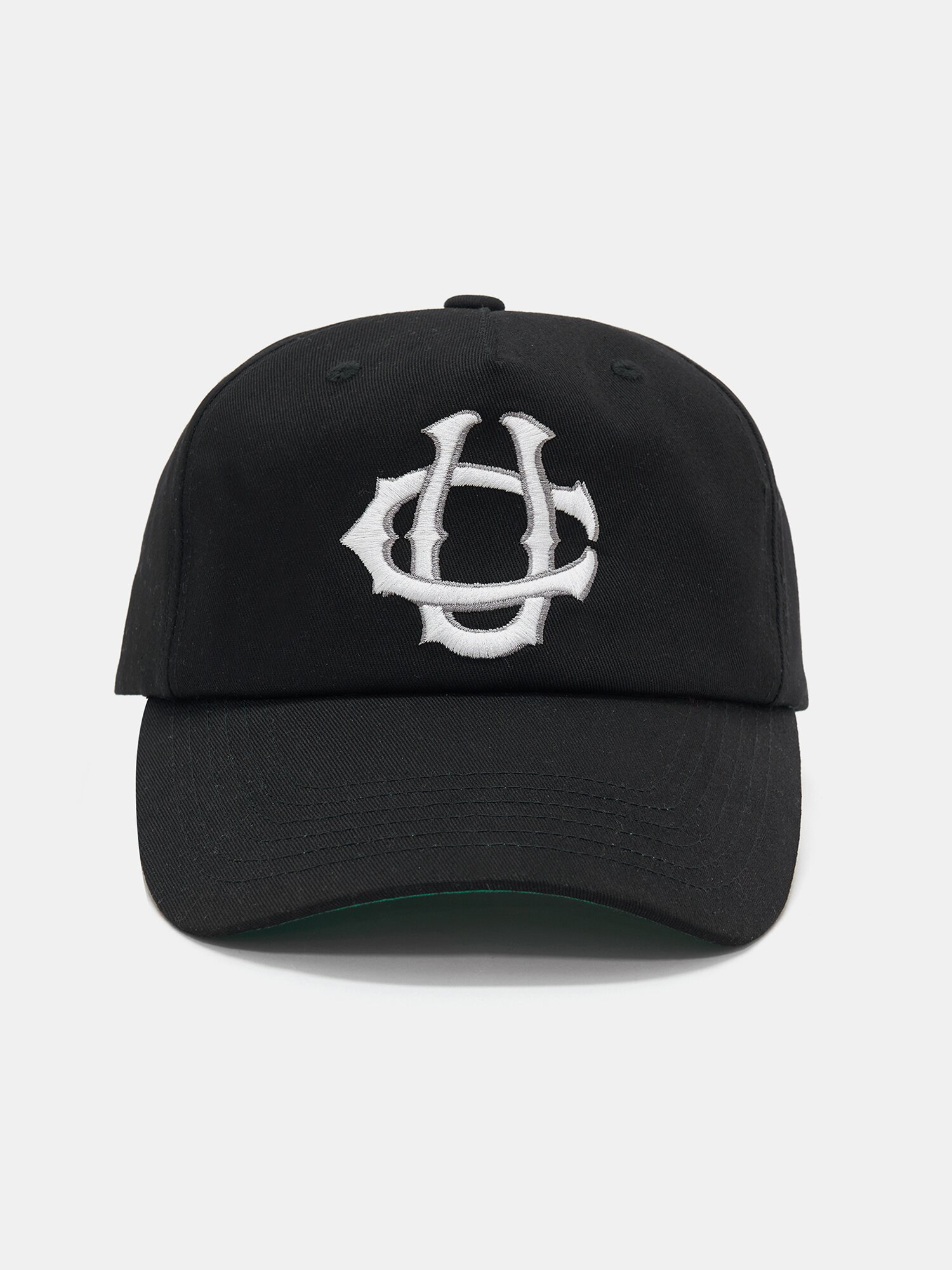 CU EMB 5 PANEL OVERSIZED CAP_BLACK
