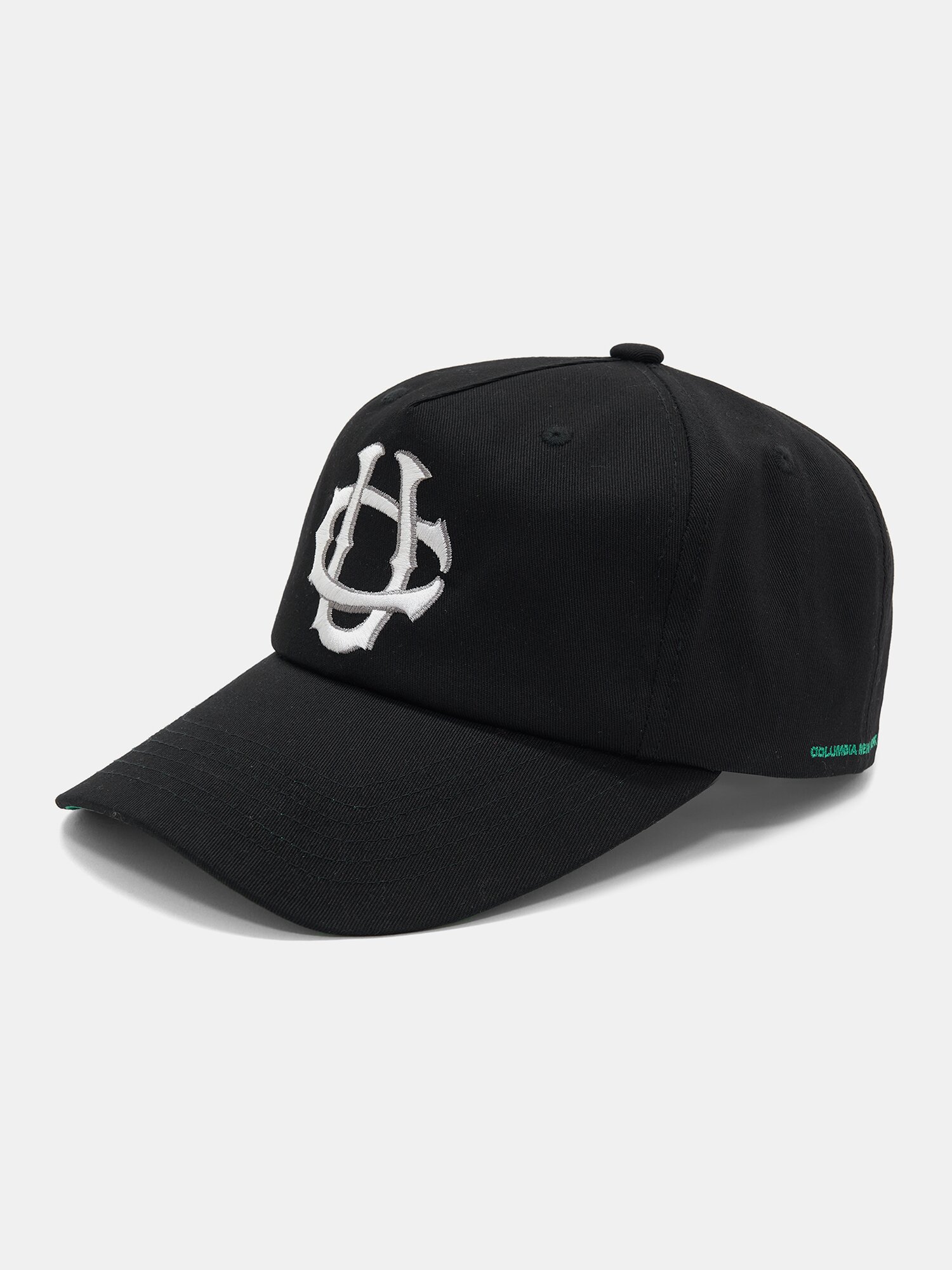 CU EMB 5 PANEL OVERSIZED CAP_BLACK