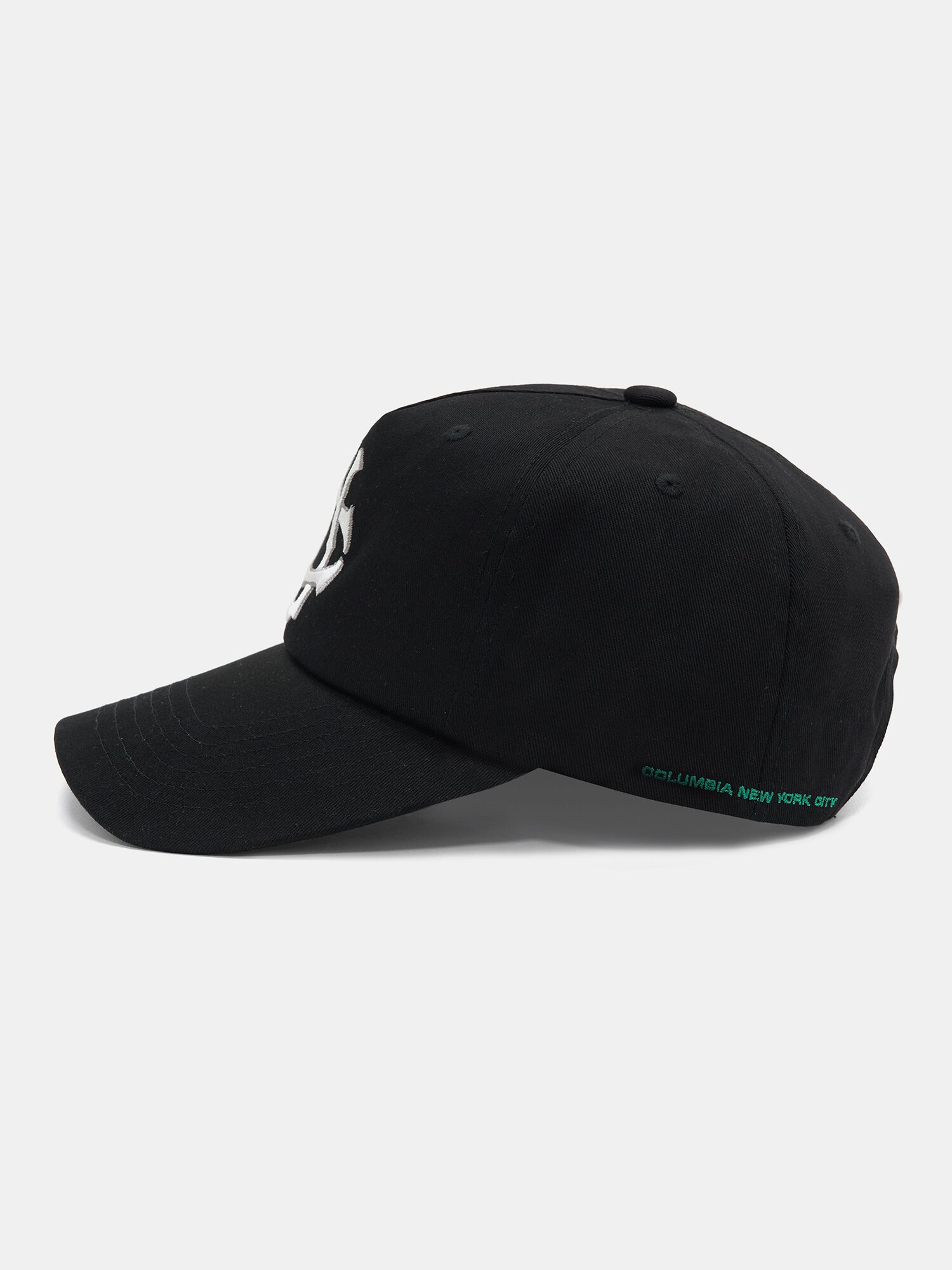 CU EMB 5 PANEL OVERSIZED CAP_BLACK