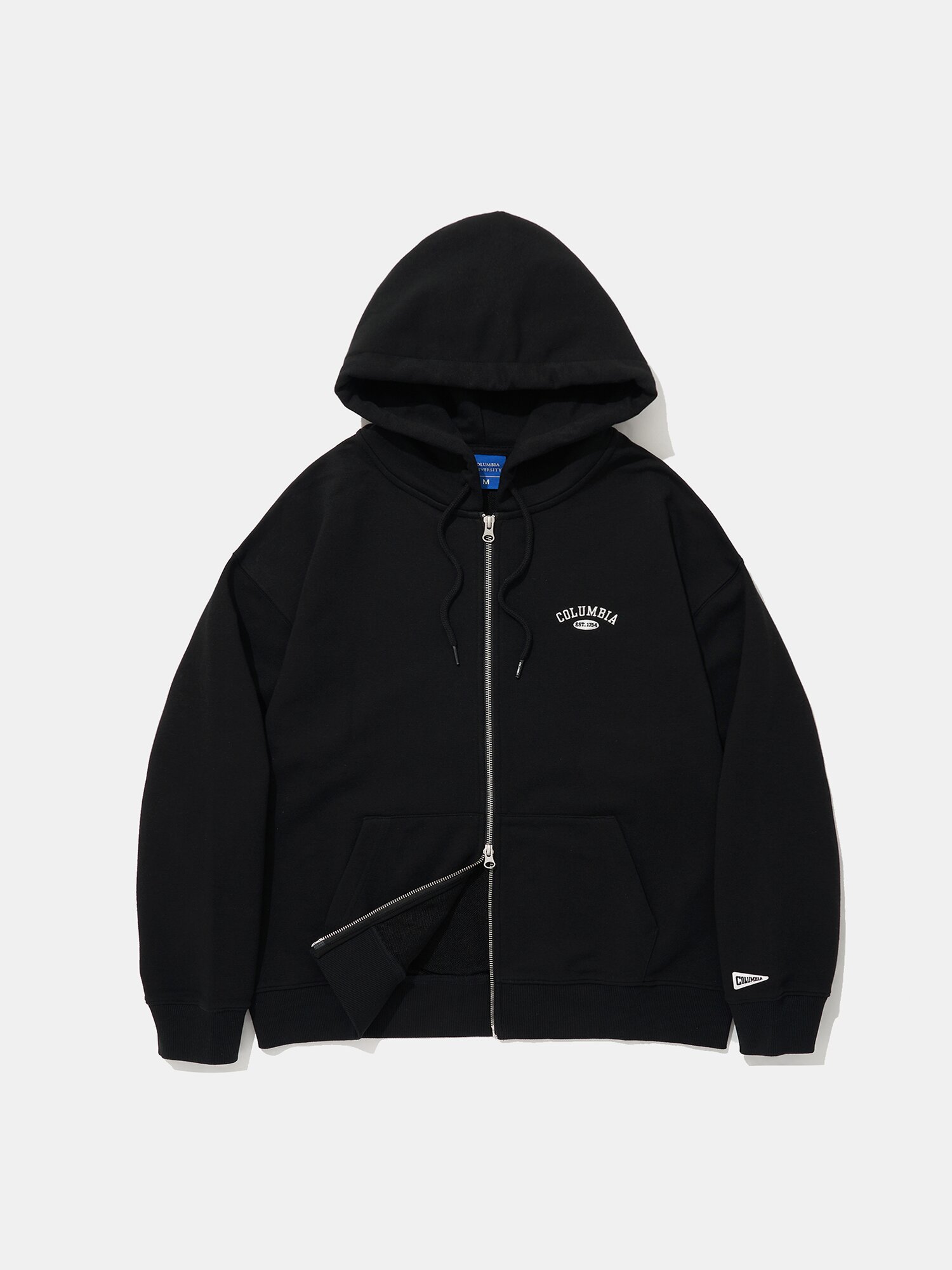 CU ARCH TERRY ZIP-UP HOODIE_BLACK