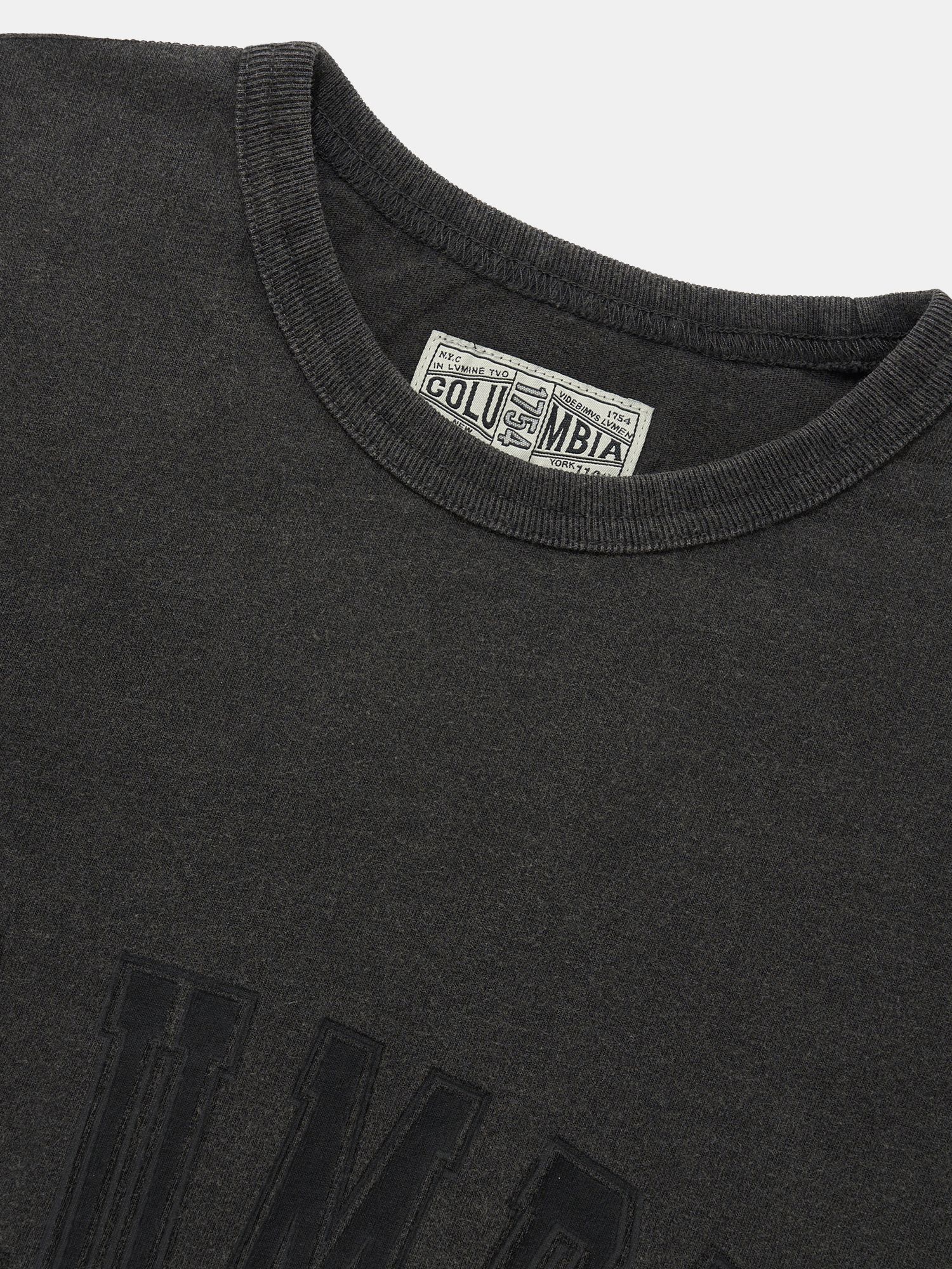 COLUMBIA TOT DYED S/S T-SHIRTS_CHARCOAL