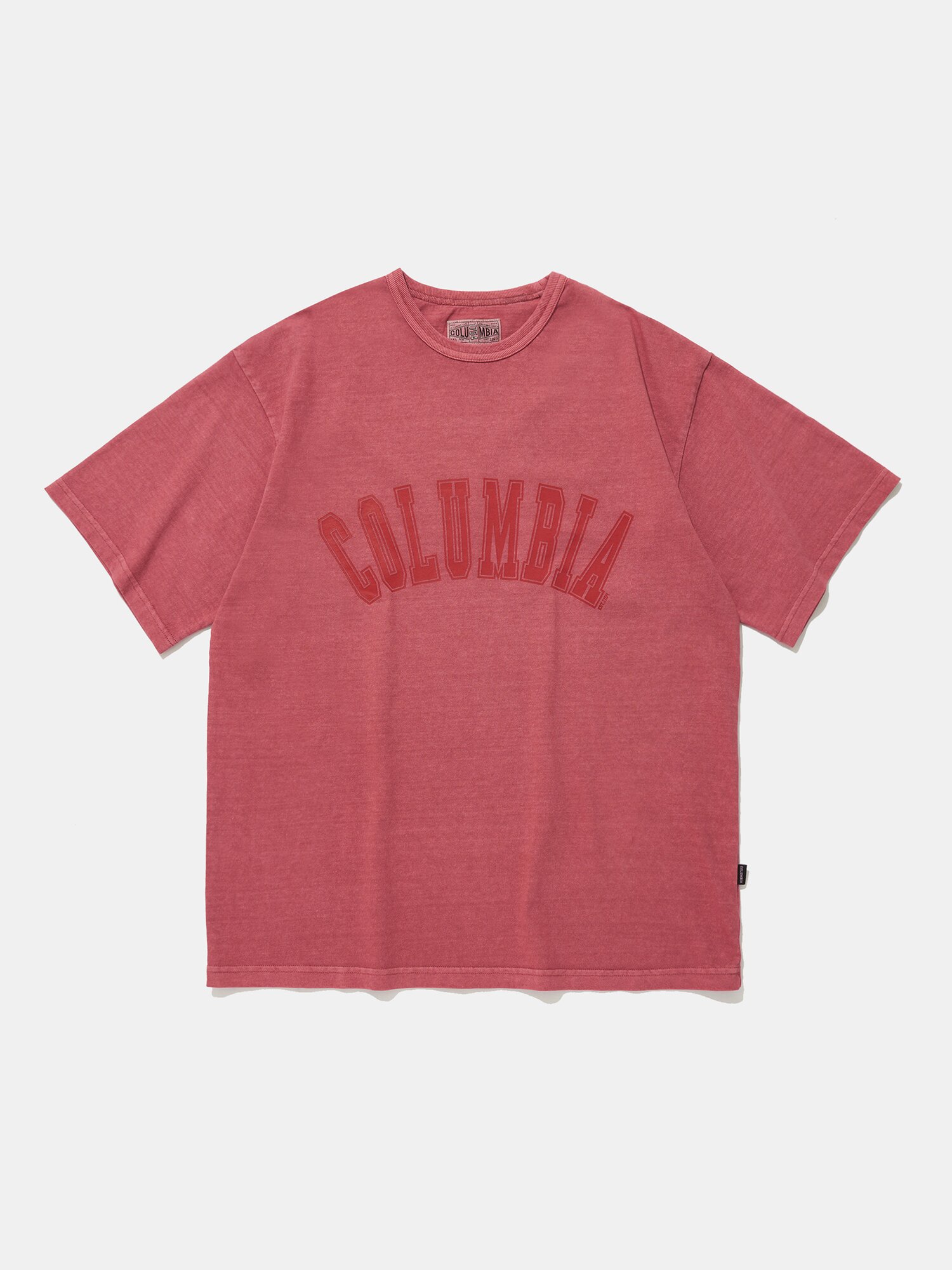 COLUMBIA TOT DYED S/S T-SHIRTS_RED