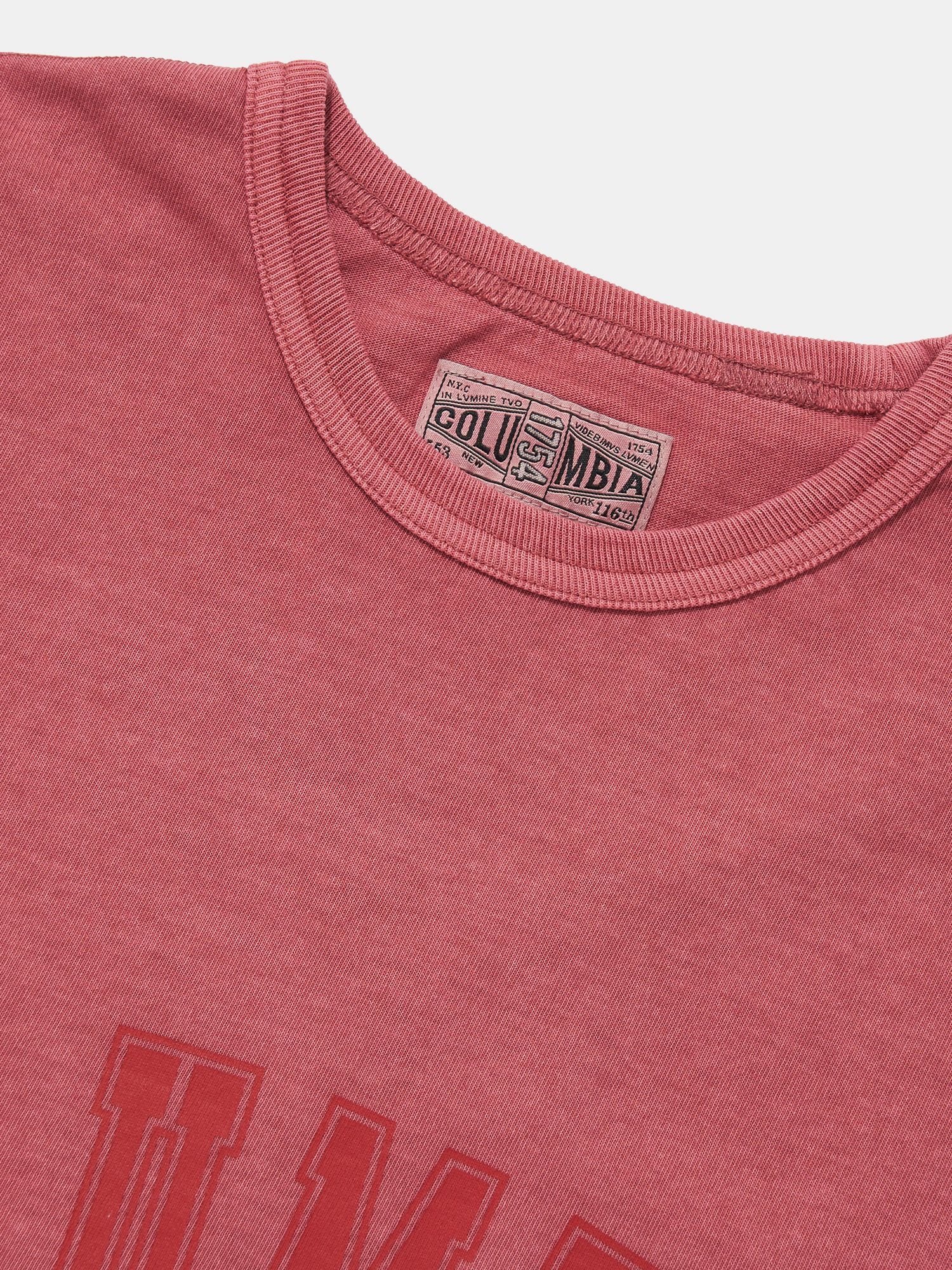 COLUMBIA TOT DYED S/S T-SHIRTS_RED
