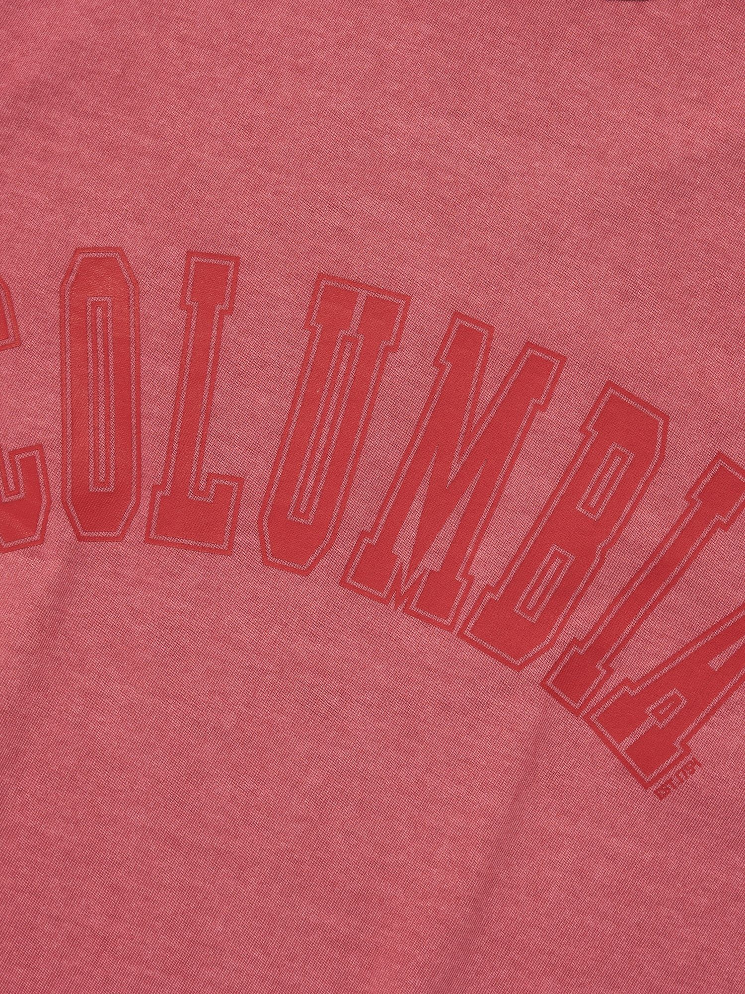 COLUMBIA TOT DYED S/S T-SHIRTS_RED