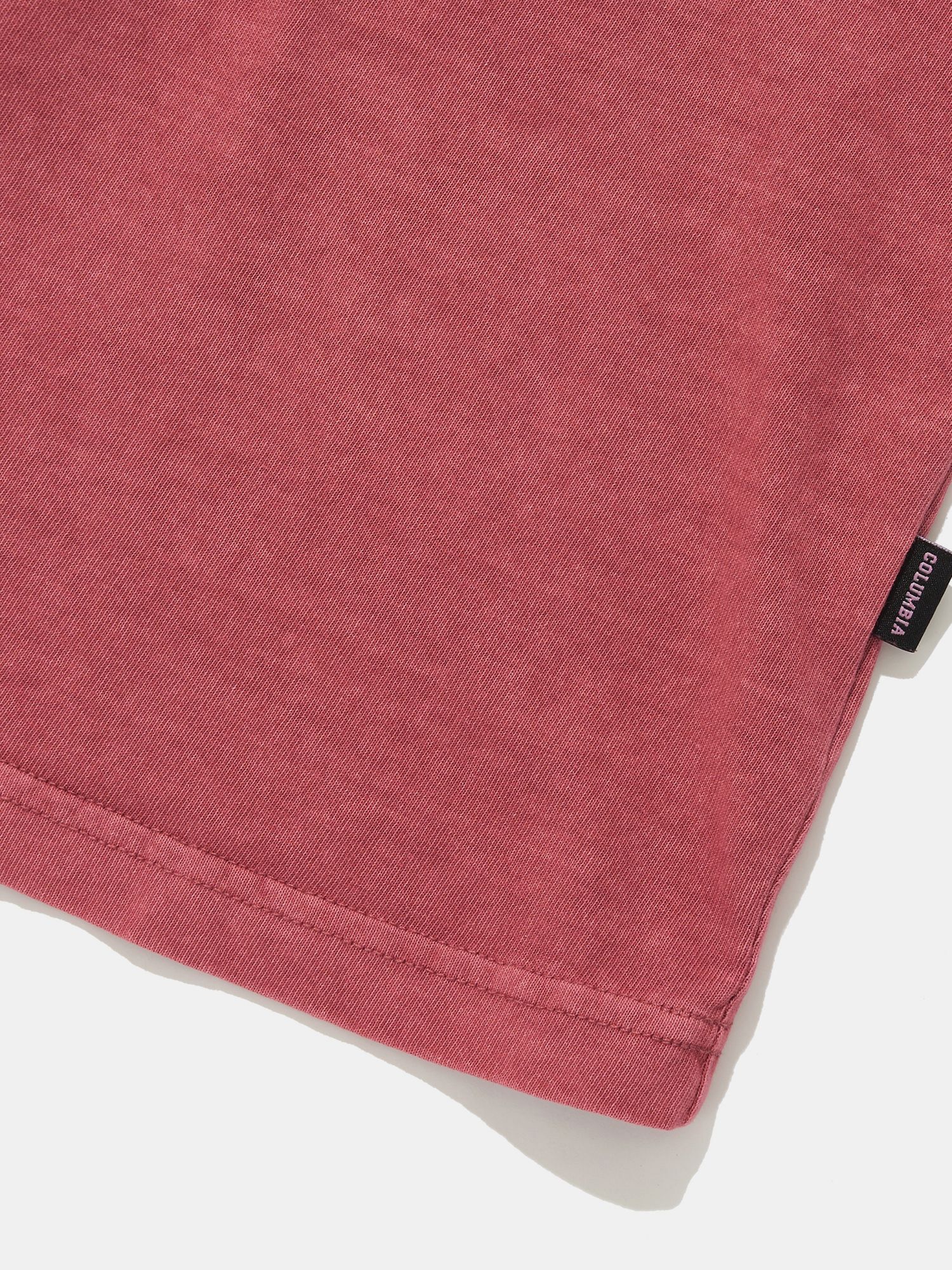 COLUMBIA TOT DYED S/S T-SHIRTS_RED