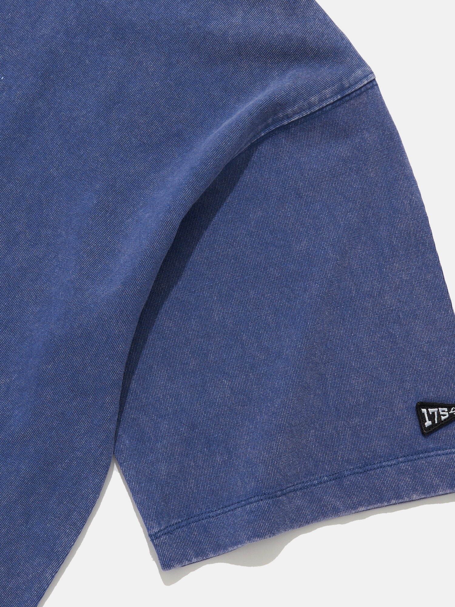 CU BURN SALT WASHED WOMEN OVER-FIT S/S T-SHIRTS_BLUE