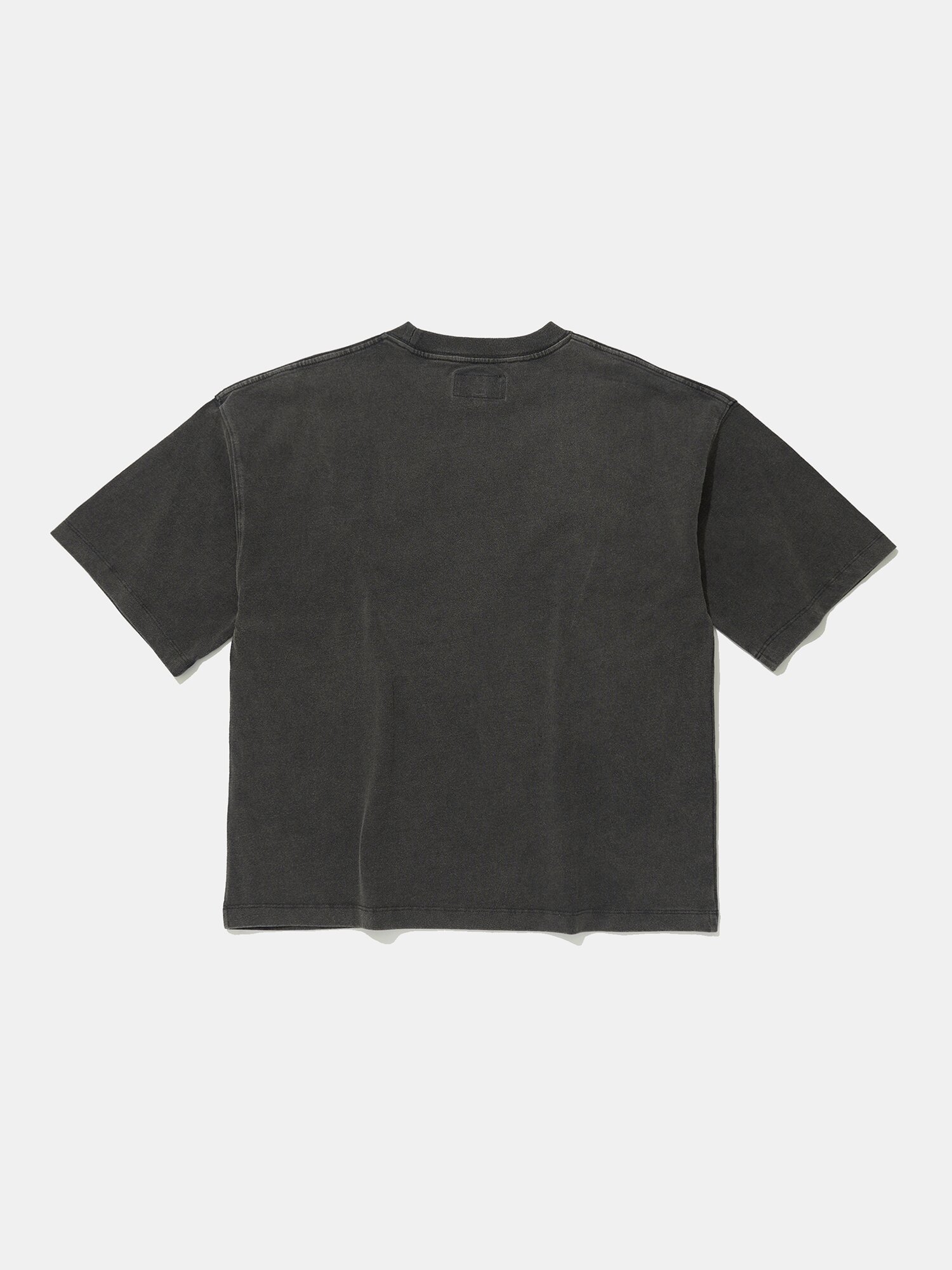 CU BURN SALT WASHED WOMEN OVER-FIT S/S T-SHIRTS_CHARCOAL
