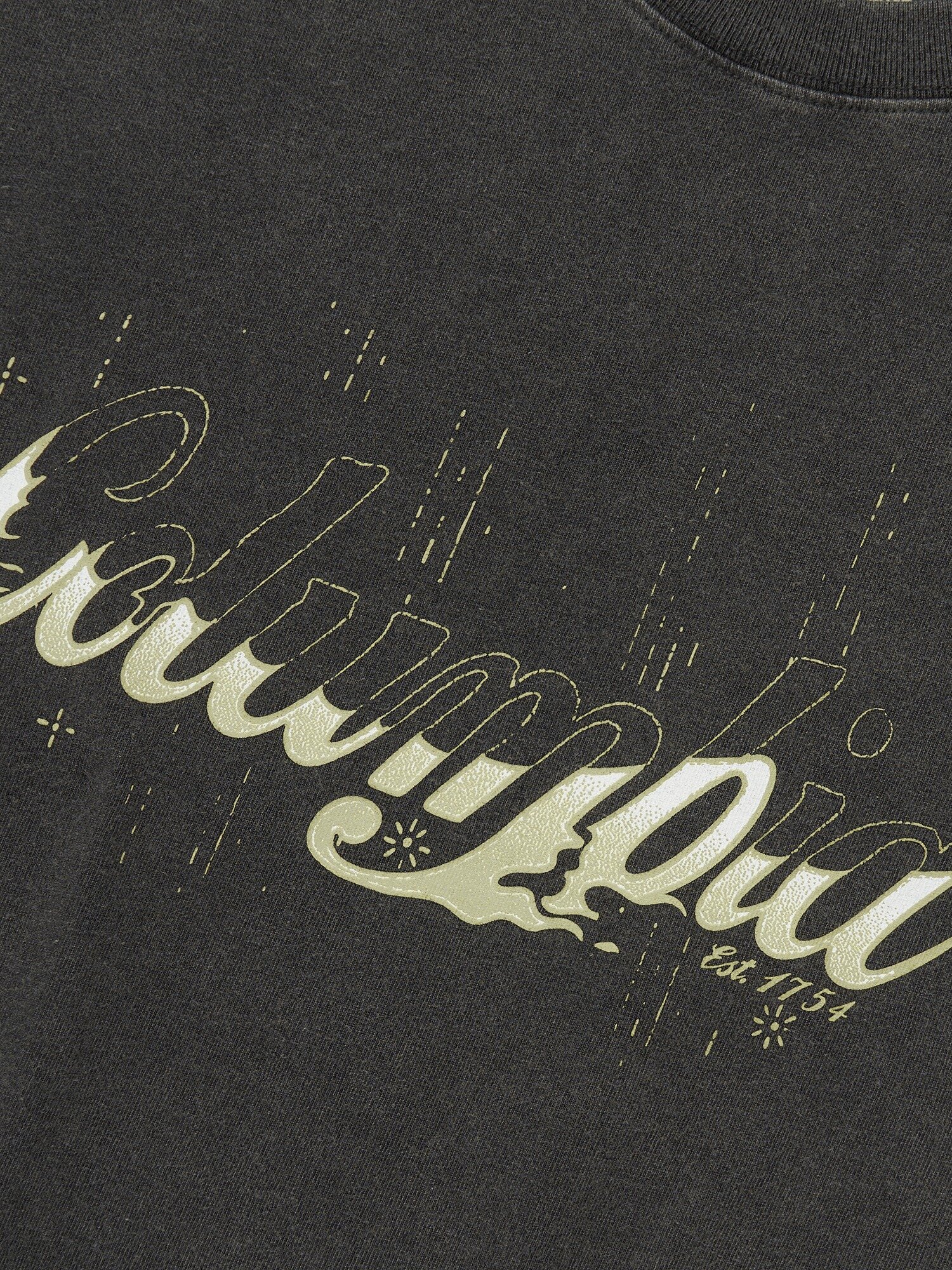 CU BURN SALT WASHED WOMEN OVER-FIT S/S T-SHIRTS_CHARCOAL