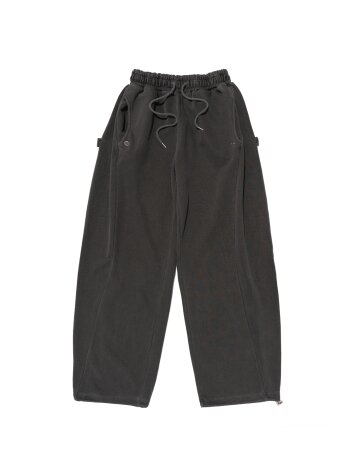 사이드 스냅 피그 트레이닝 팬츠 (차콜)