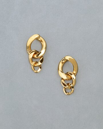 Tri-Gradation Link Earrings
트리 그라데이션 링크 이어링