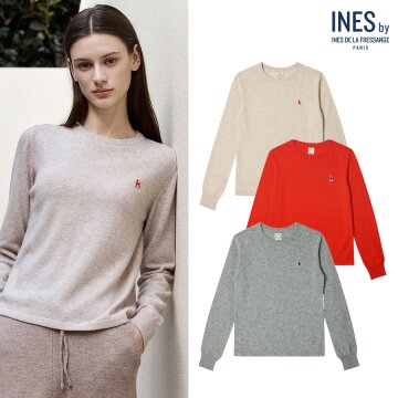 울캐시미어 니트 스웨터 3colors