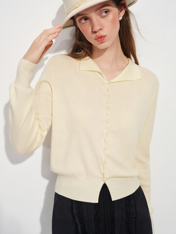 4/16일 예약배송_WD_Soft petite v-neck cardigan_2color