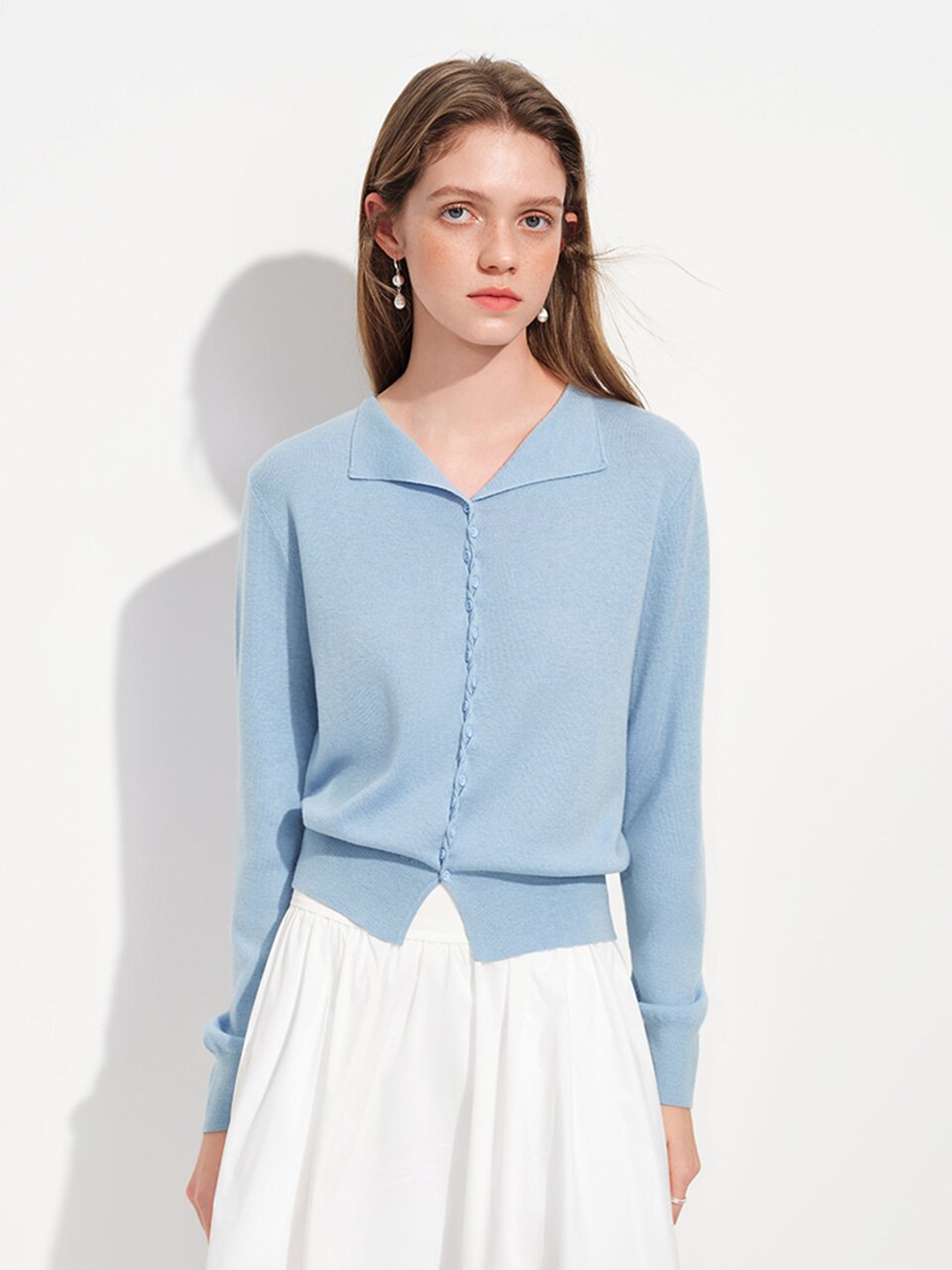 4/16일 예약배송_WD_Soft petite v-neck cardigan_2color