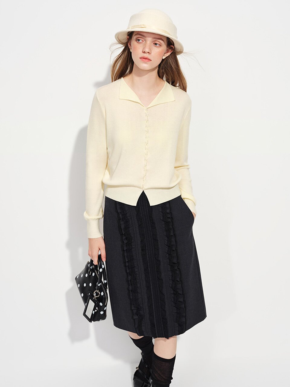 4/16일 예약배송_WD_Soft petite v-neck cardigan_2color