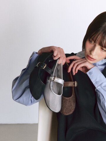 EO2601 Mesh MaryJane Flats