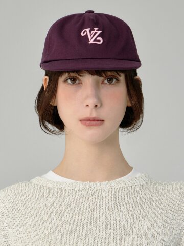 리프 VZ 모노그램 5패널 볼캡 버건디