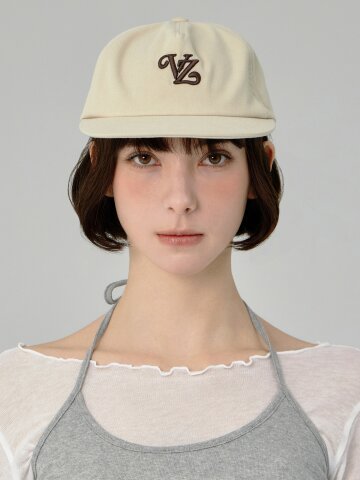 리프 VZ 모노그램 5패널 볼캡 베이지
