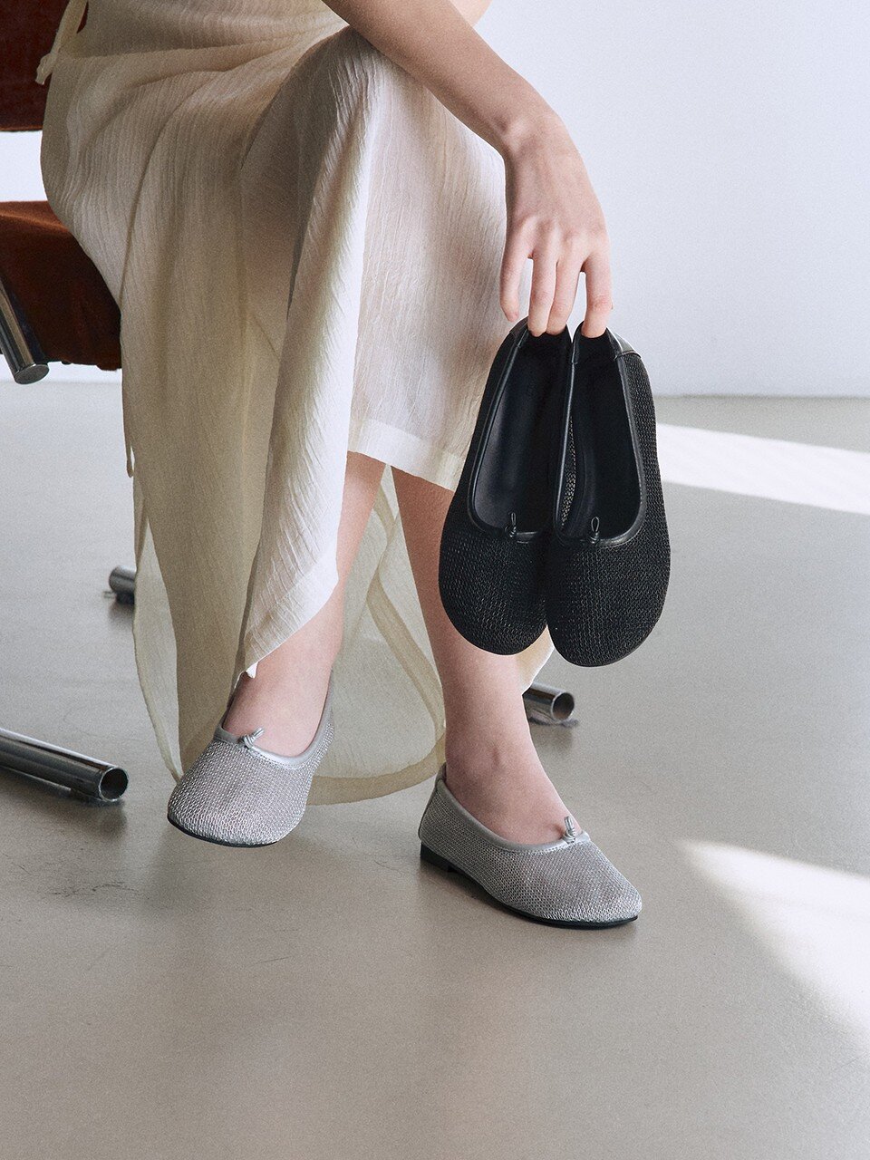 EO2614 Mesh Ballet Flat(2color)