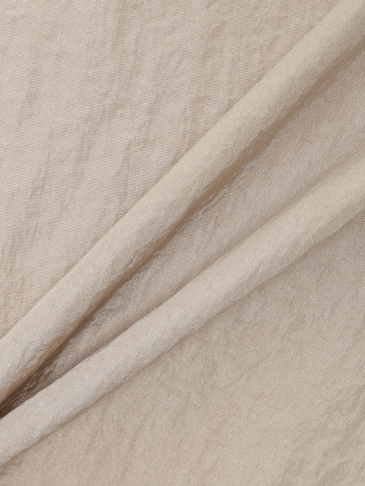 나일론 하이넥 크롭 점퍼 (LIGHT BEIGE)