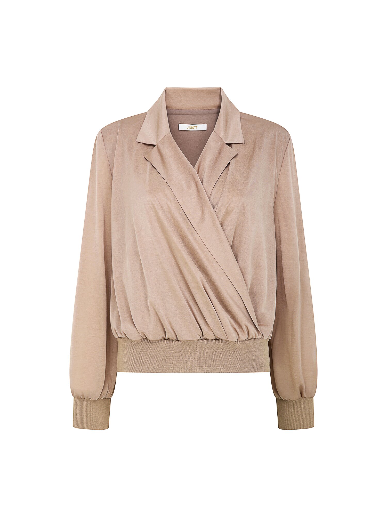 테일러드 칼라 블루종 블라우스 (BEIGE)