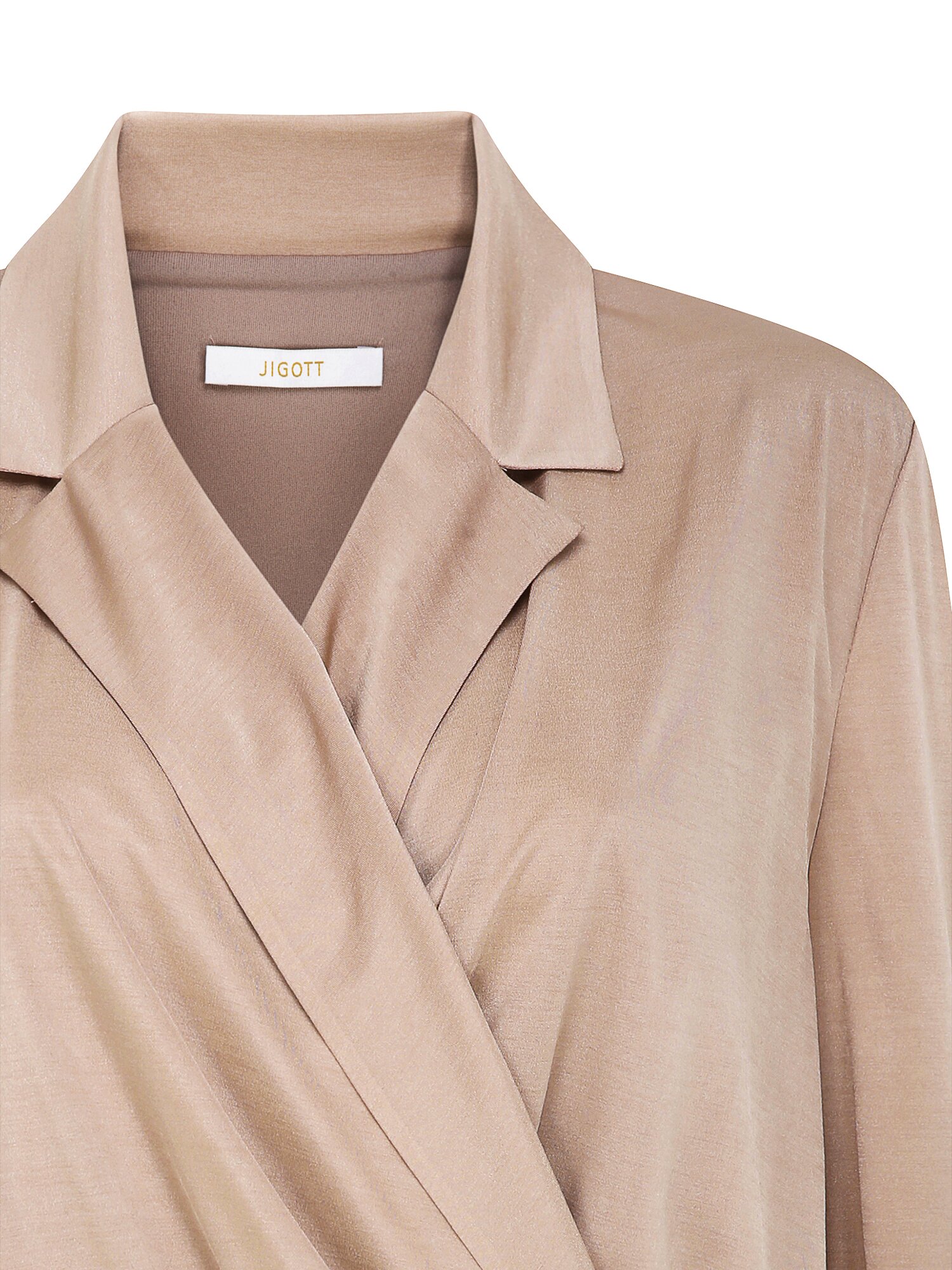 테일러드 칼라 블루종 블라우스 (BEIGE)