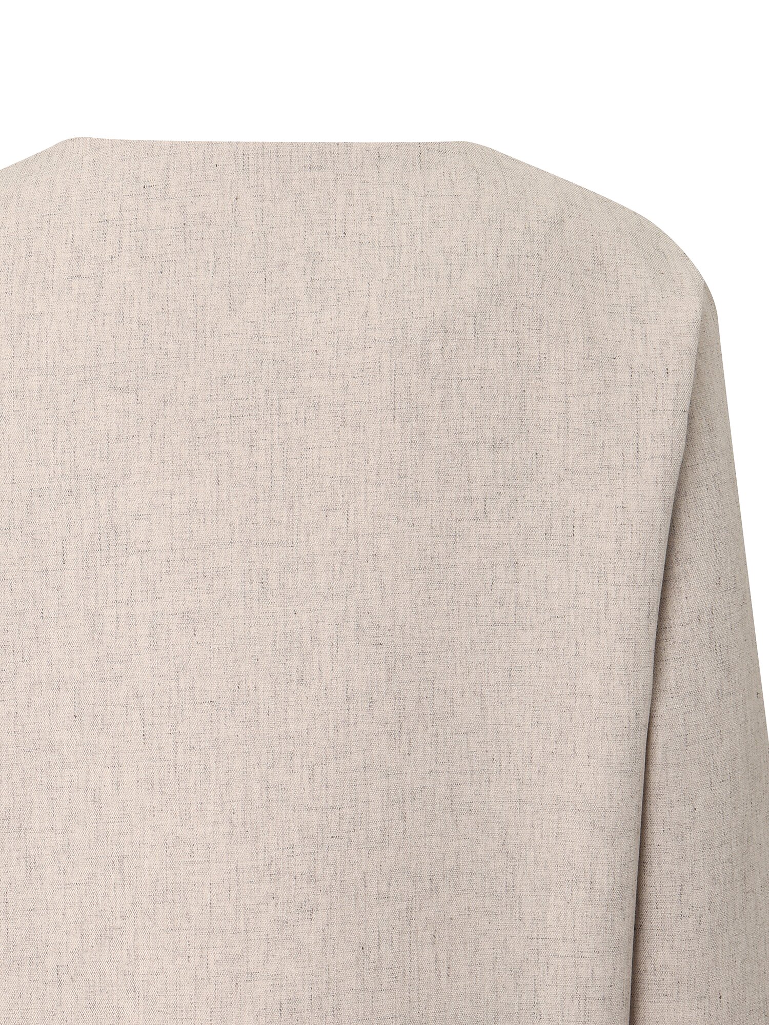 린넨 스판 라운드넥 재킷 (BEIGE)