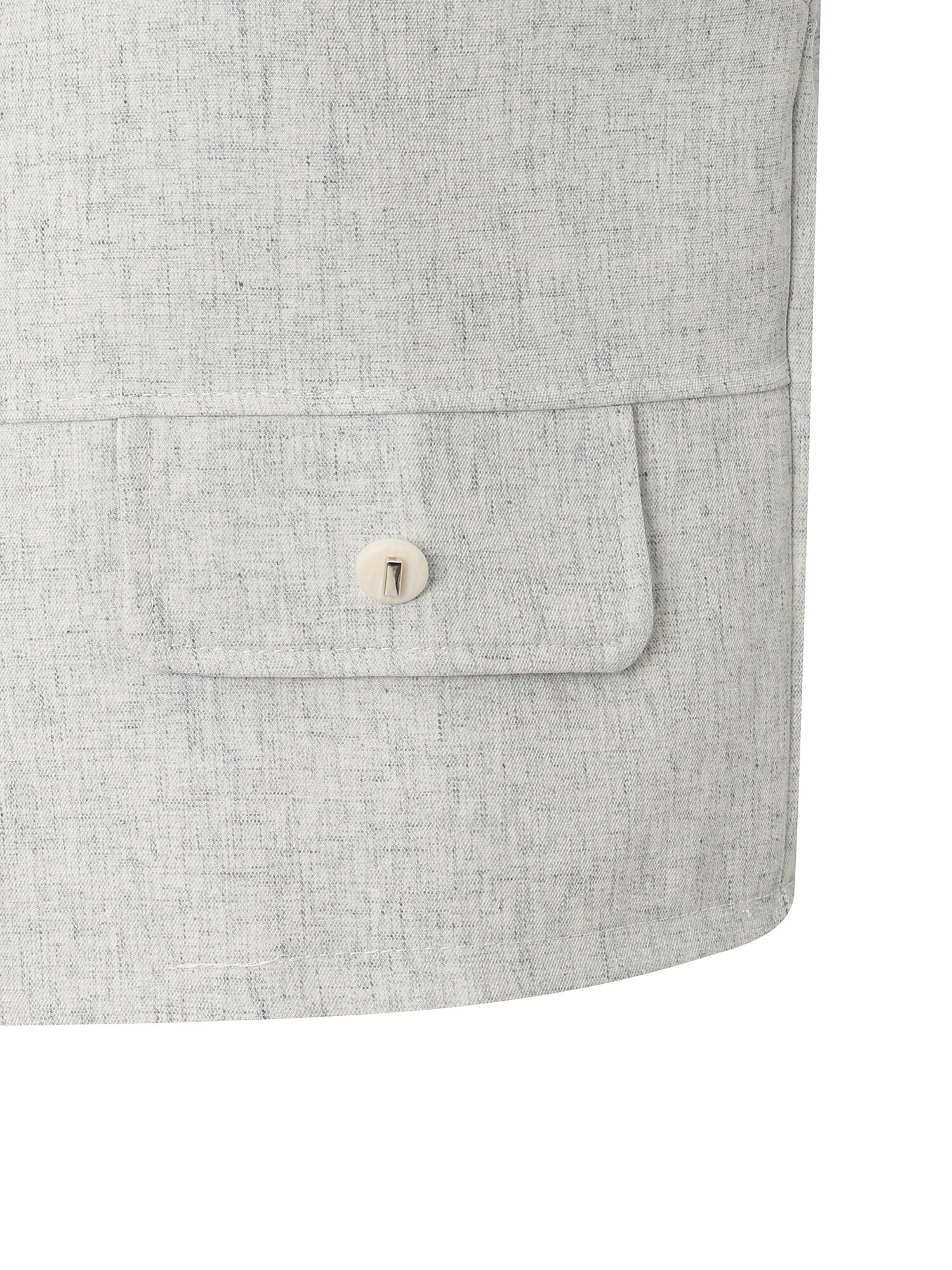 린넨 스판 라운드넥 재킷 (LIGHT GREY)