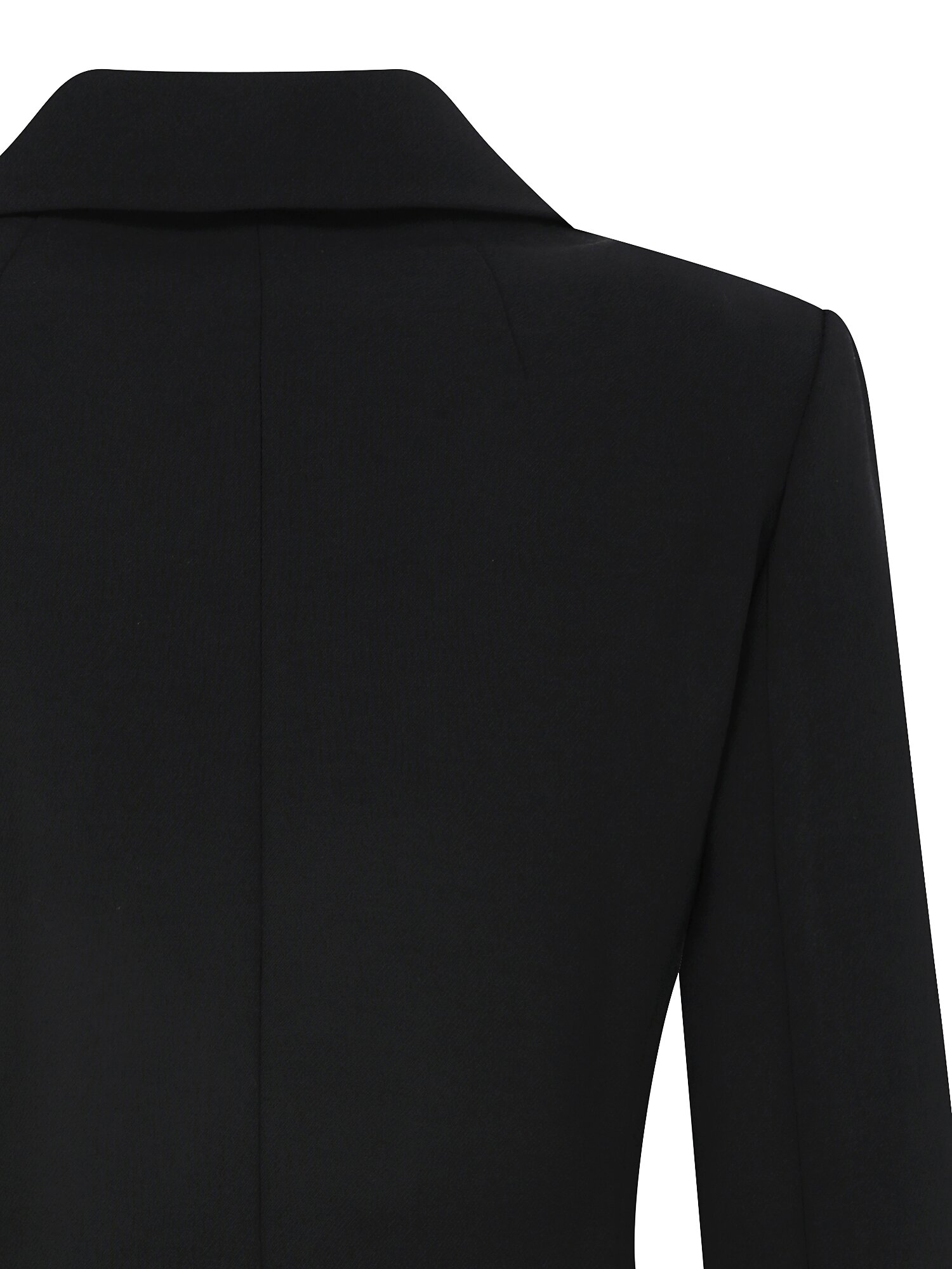 테일러드 원버튼 크롭 재킷 (BLACK)