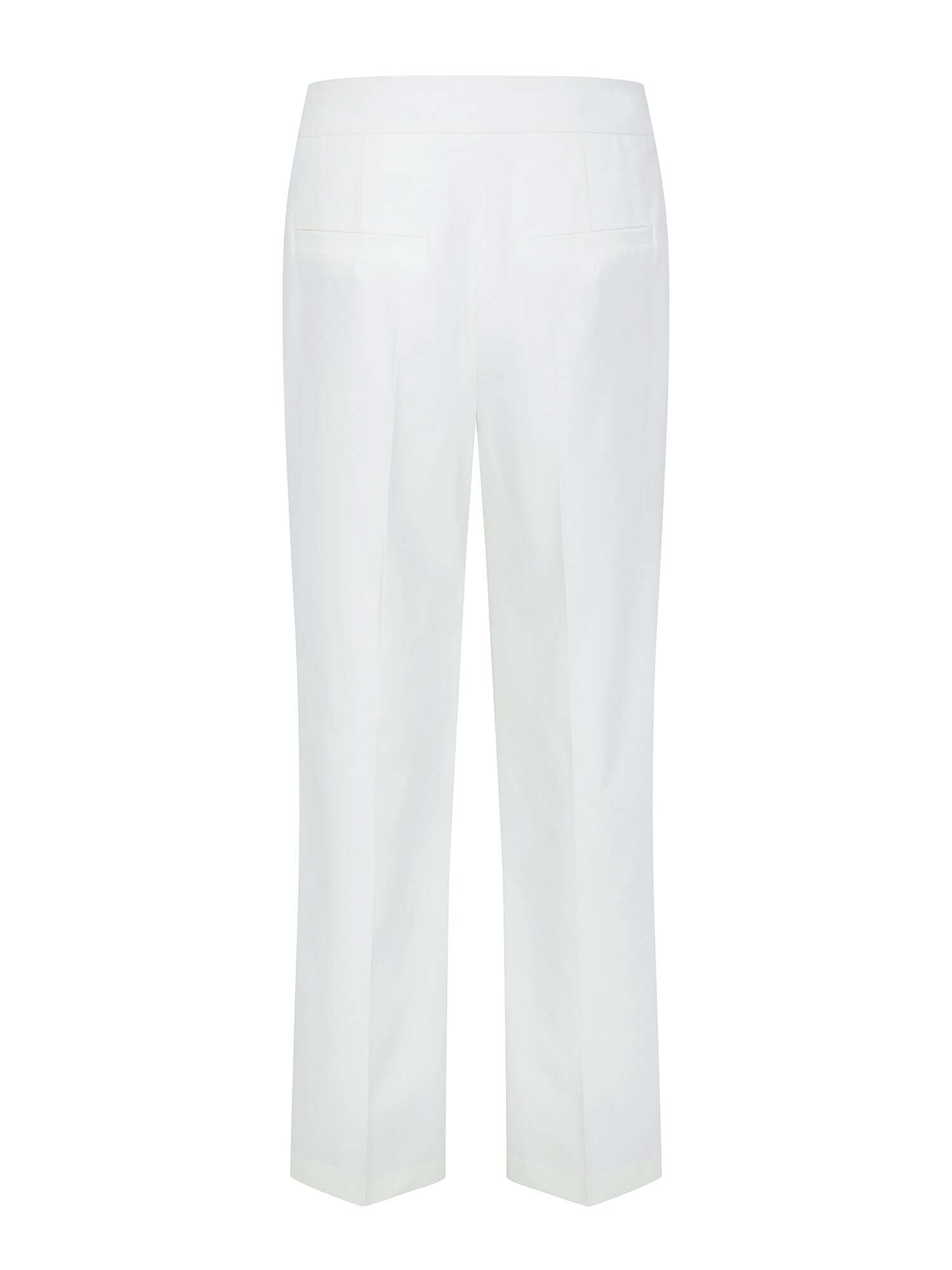 슬릿 포인트 슬림핏 크롭 팬츠 (WHITE)