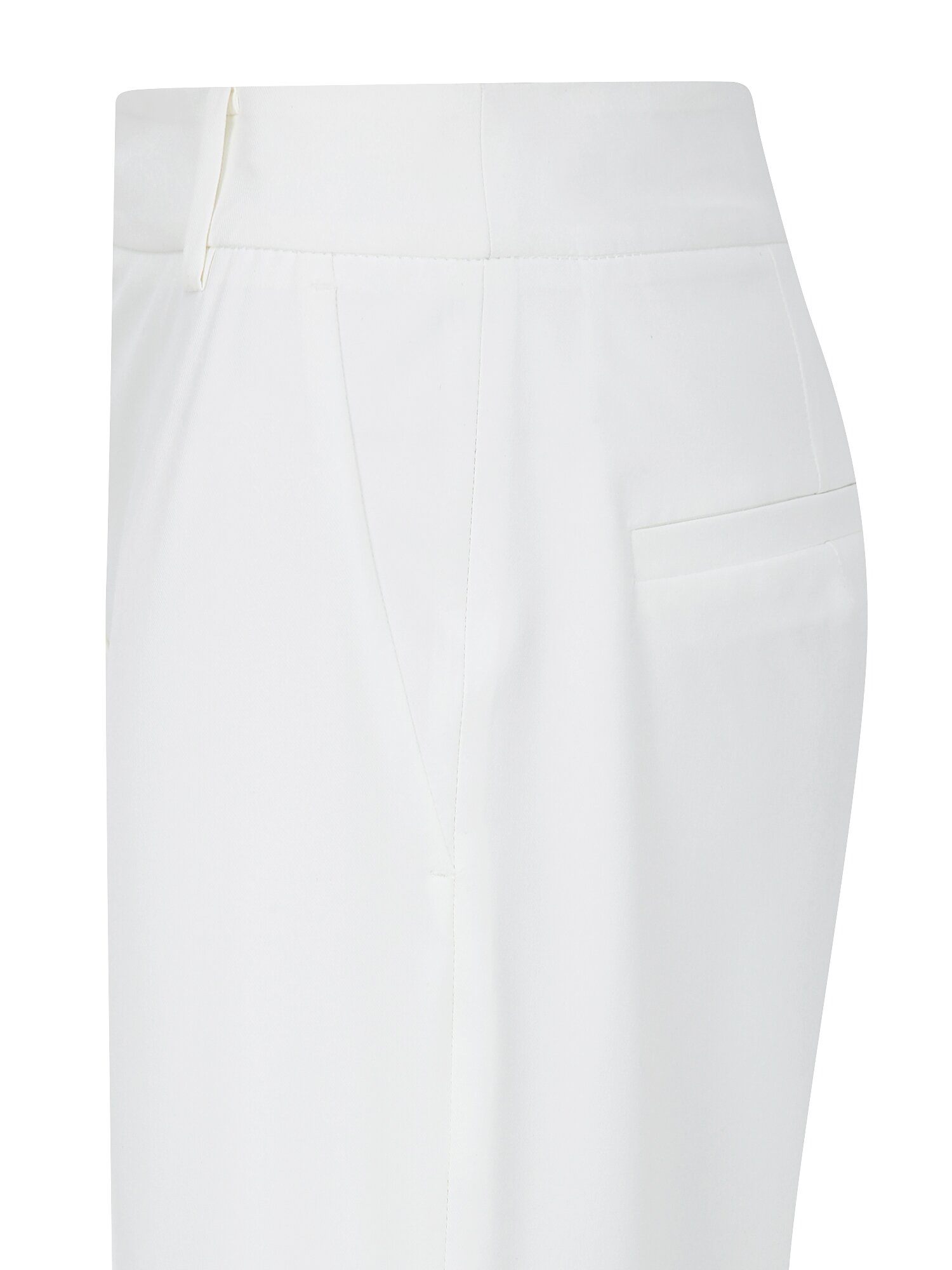 슬릿 포인트 슬림핏 크롭 팬츠 (WHITE)