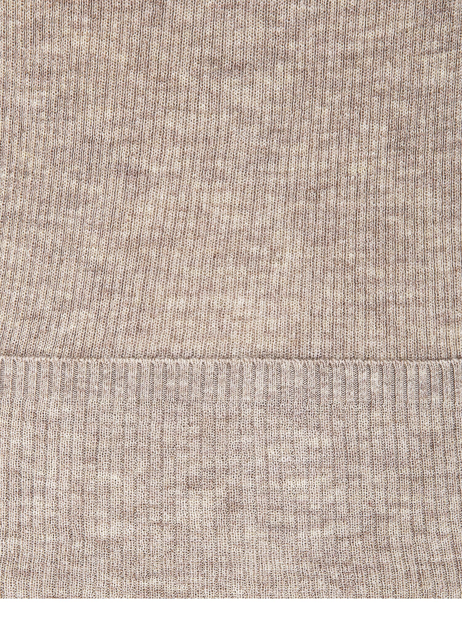 울 패치 포켓 라운드넥 가디건 (MELANGE BEIGE)