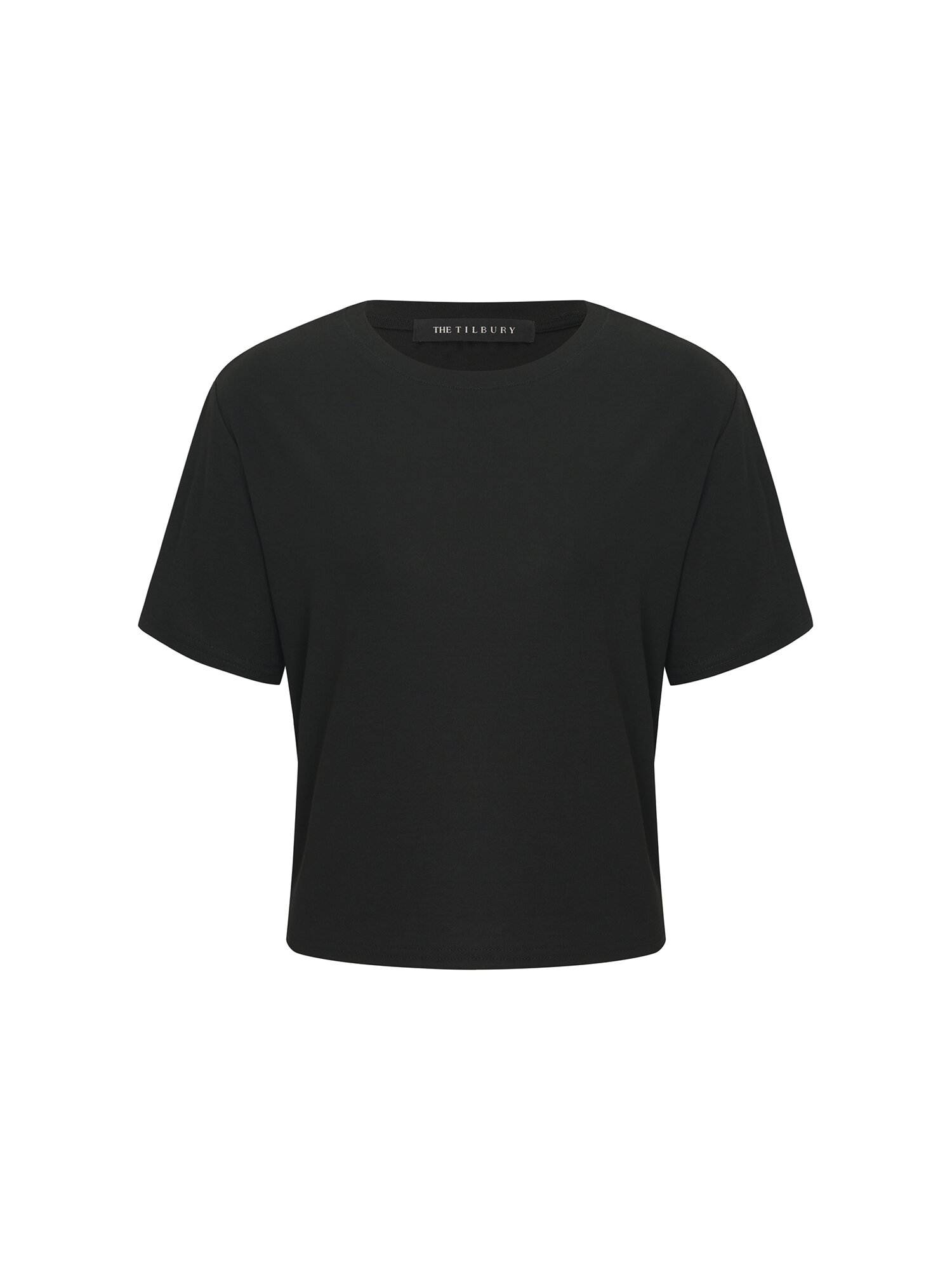 러플 뷔스티에 티셔츠 (BLACK)