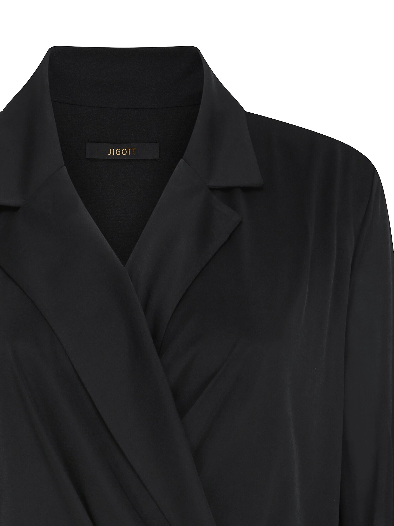 테일러드 칼라 블루종 블라우스 (BLACK)