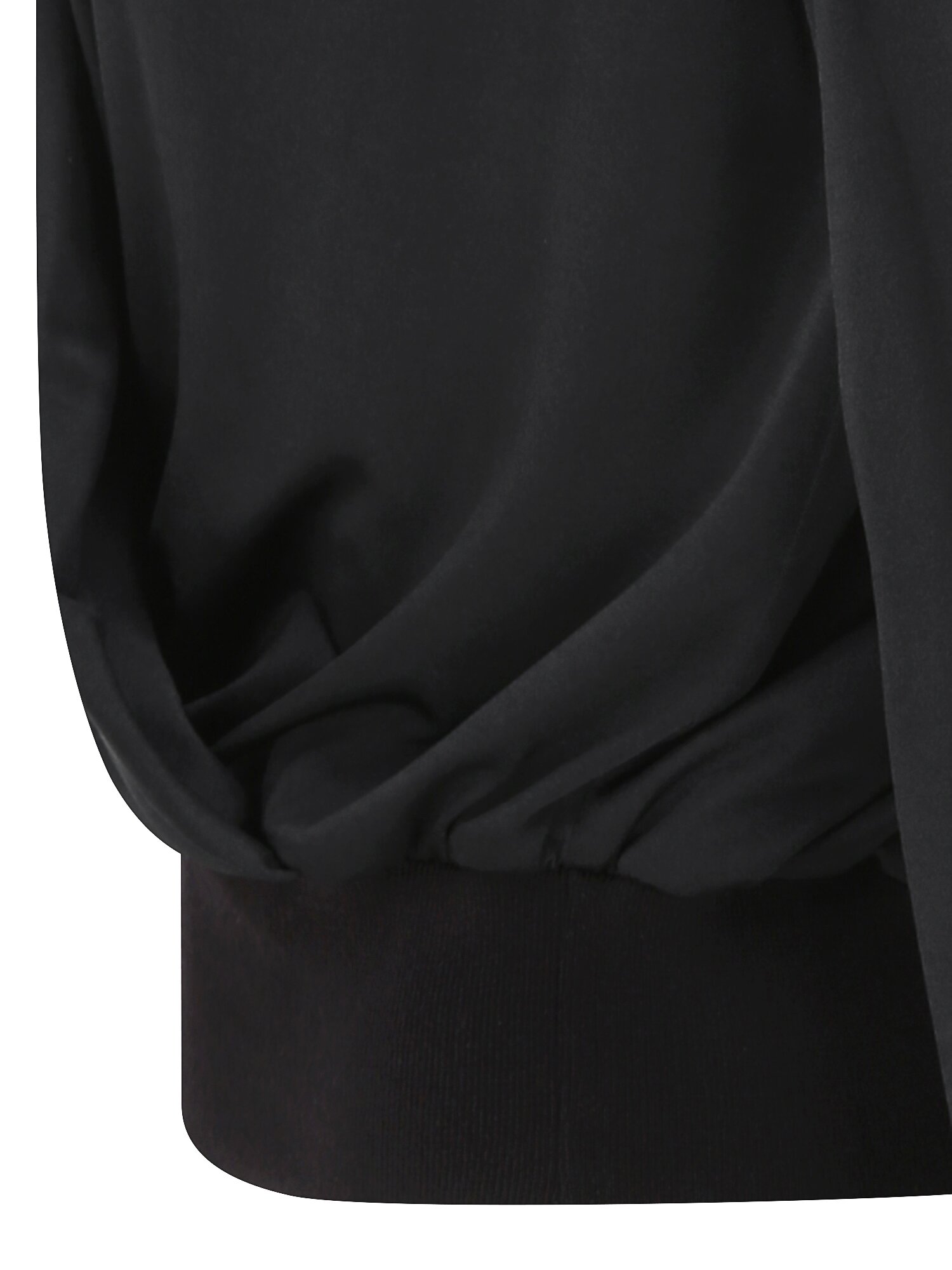 테일러드 칼라 블루종 블라우스 (BLACK)