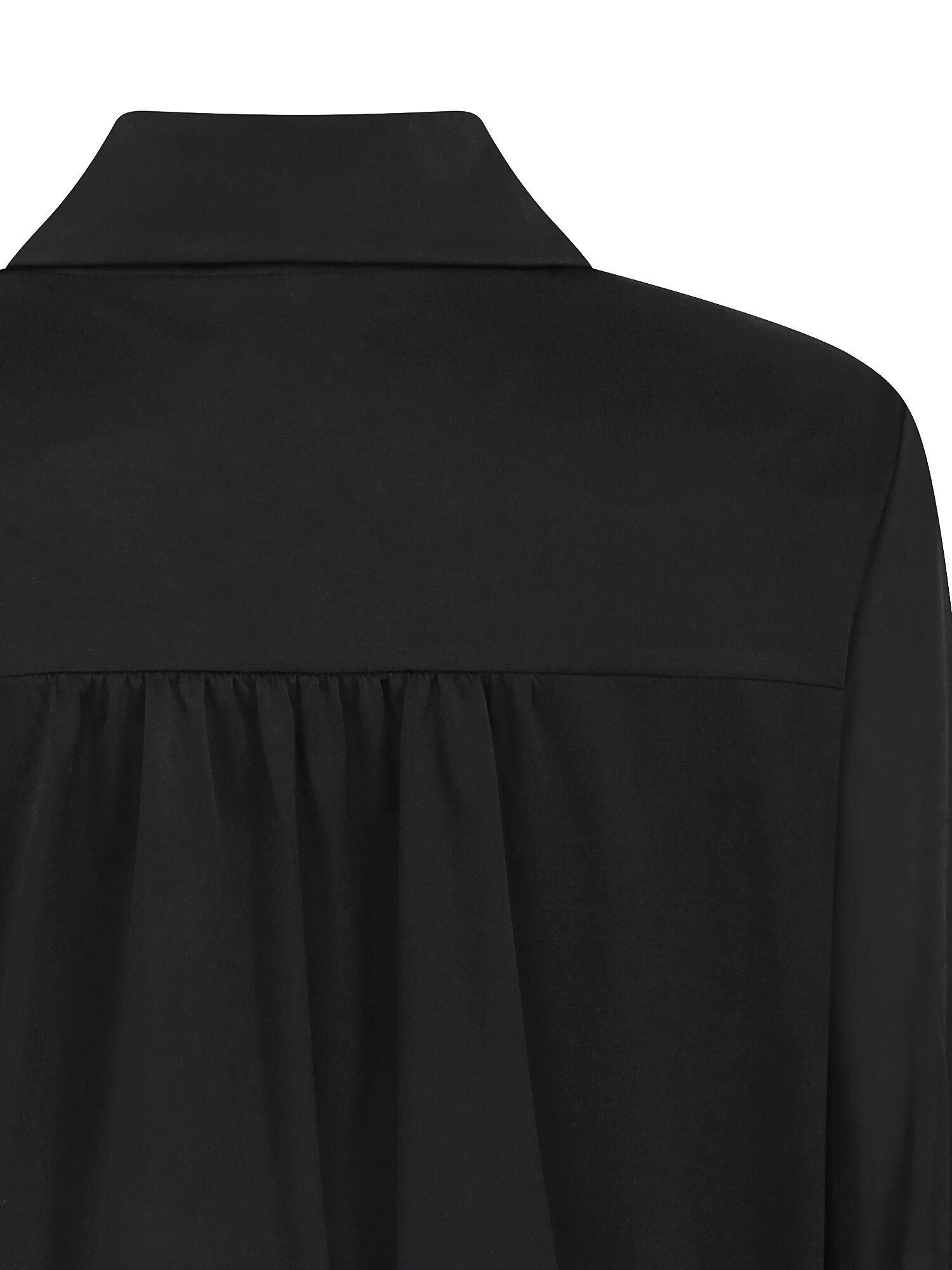 테일러드 칼라 블루종 블라우스 (BLACK)