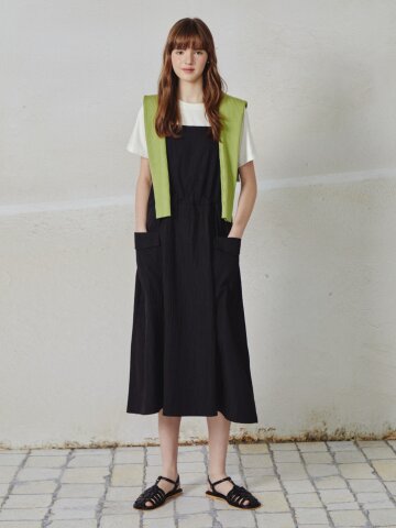 리본 뷔스티에 원피스 