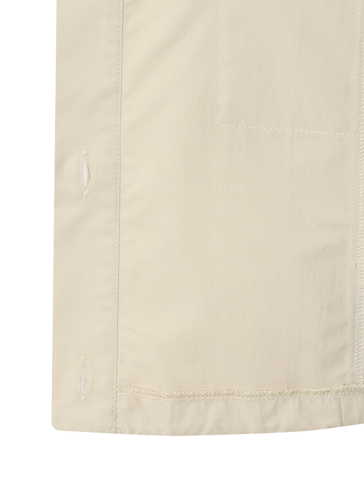 카라 배색 워크 셔츠재킷 (BEIGE)