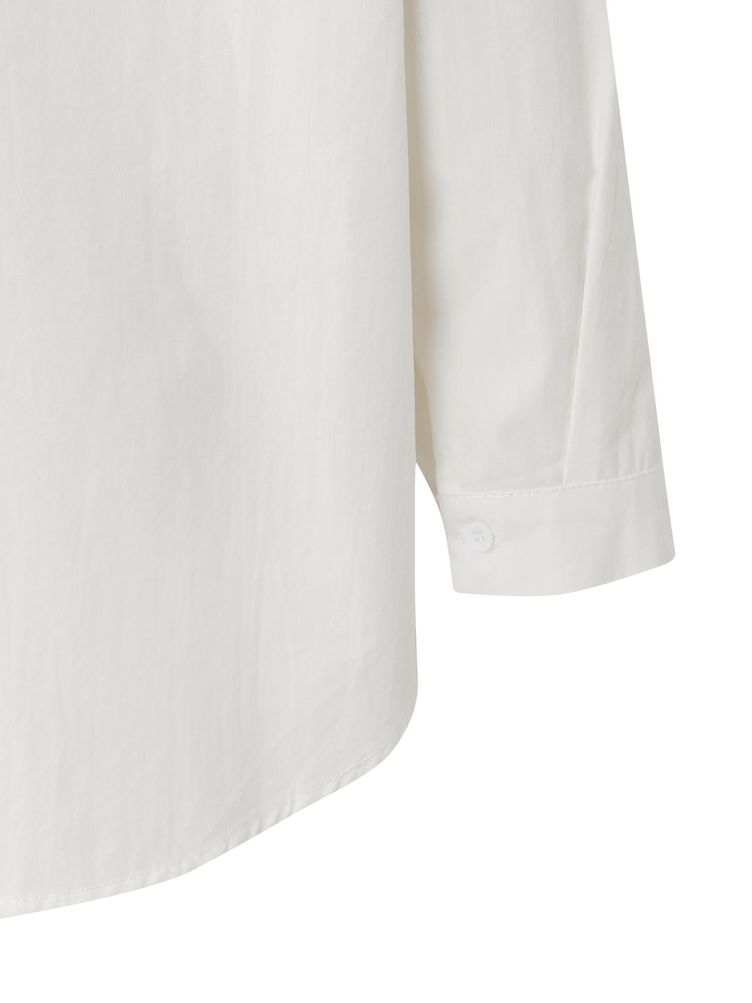 숄 레이어드 셔츠 칼라 블라우스 (WHITE)