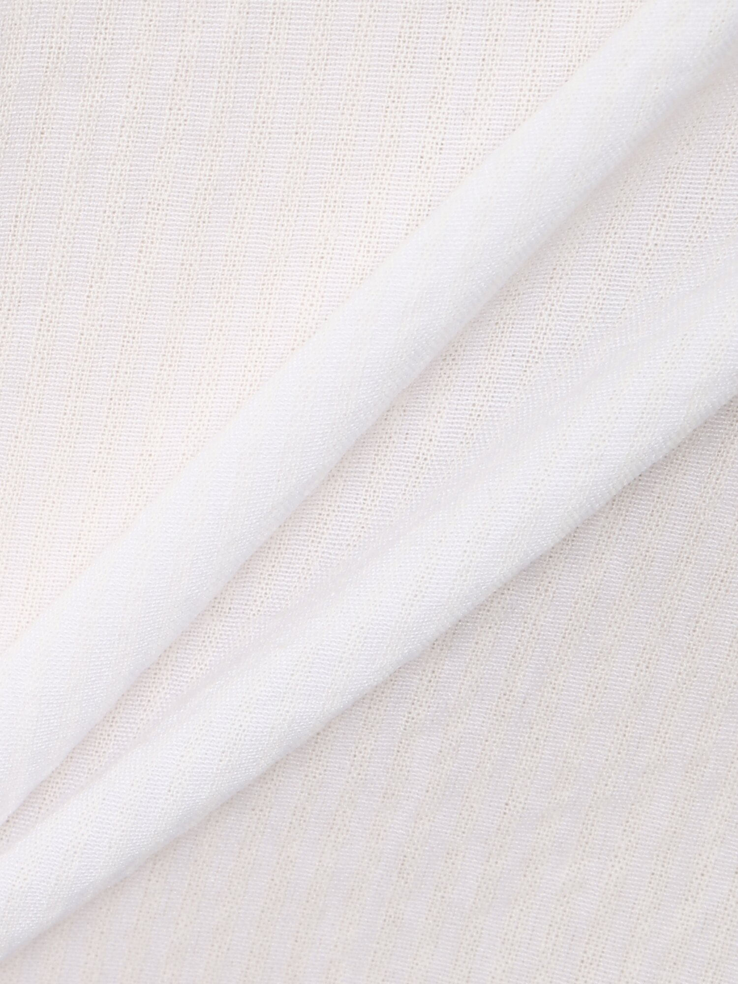 스트라이프 셔츠 칼라 블라우스 (WHITE)