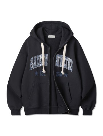 바켄 ATHLETICS 투웨이 후드집업 BK7979_차콜